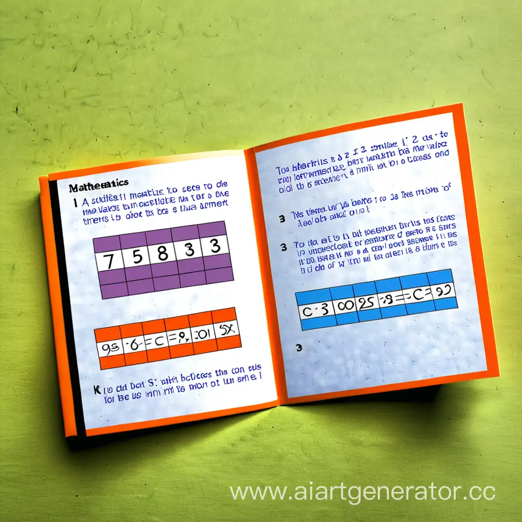 Colorful-Mini-Booklet-Illustrating-Mathematical-Concepts