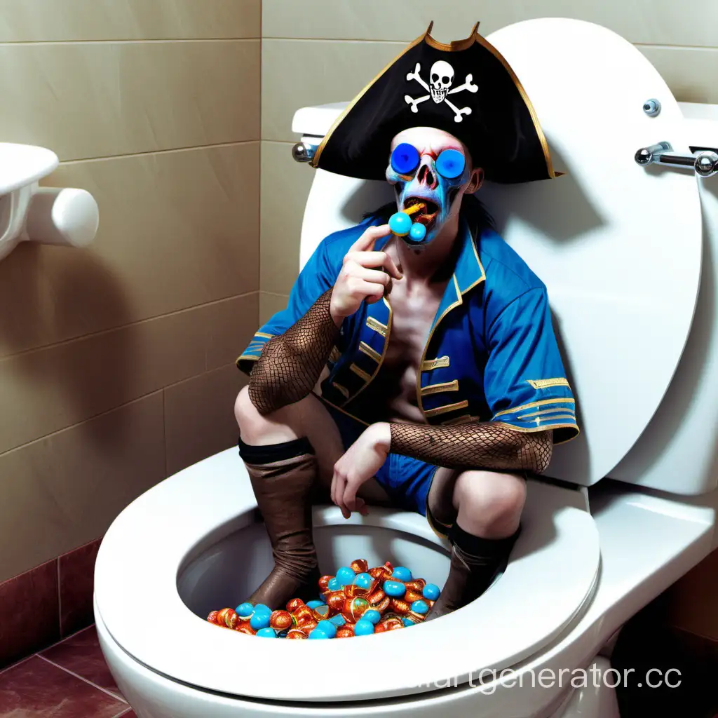 Luxurious-Martian-PirateSnake-Enjoying-Dota-2-on-the-Toilet-Amidst-Blue-Lollipop-Delight