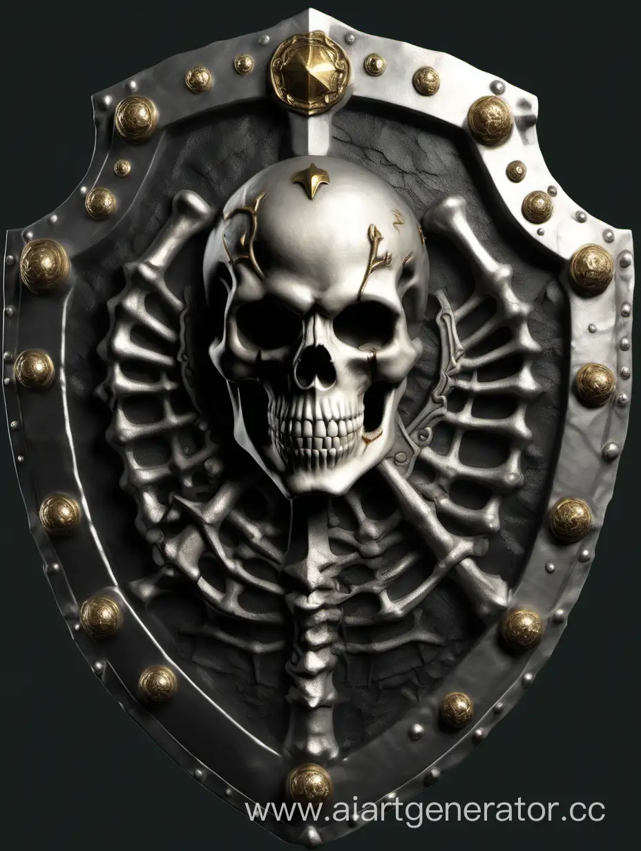 Valorous-Skeleton-Shield-Intricate-Defenses-in-the-Realm-of-the-Undead