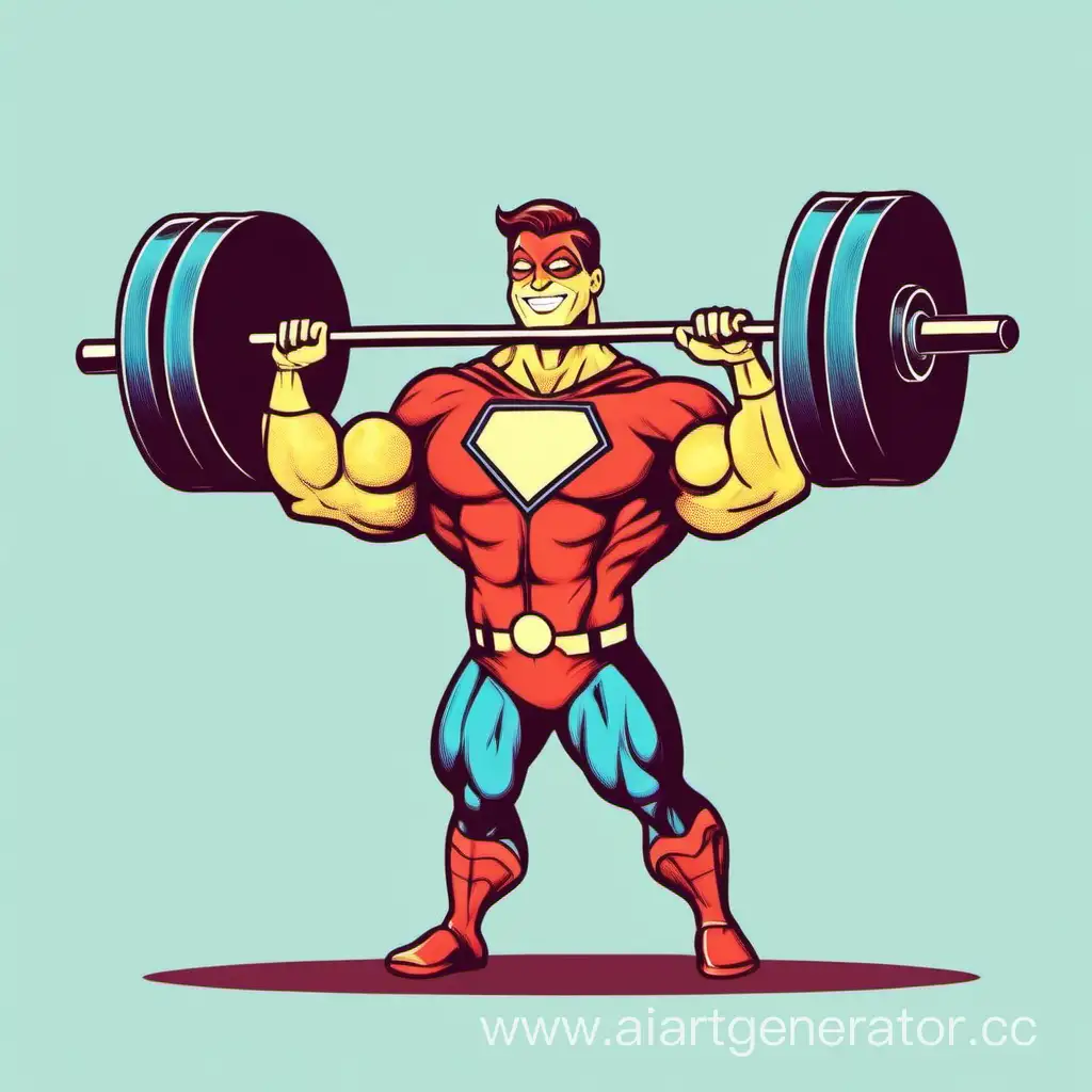 Joyful-Superhero-Lifting-Barbell-with-Strength-and-Determination