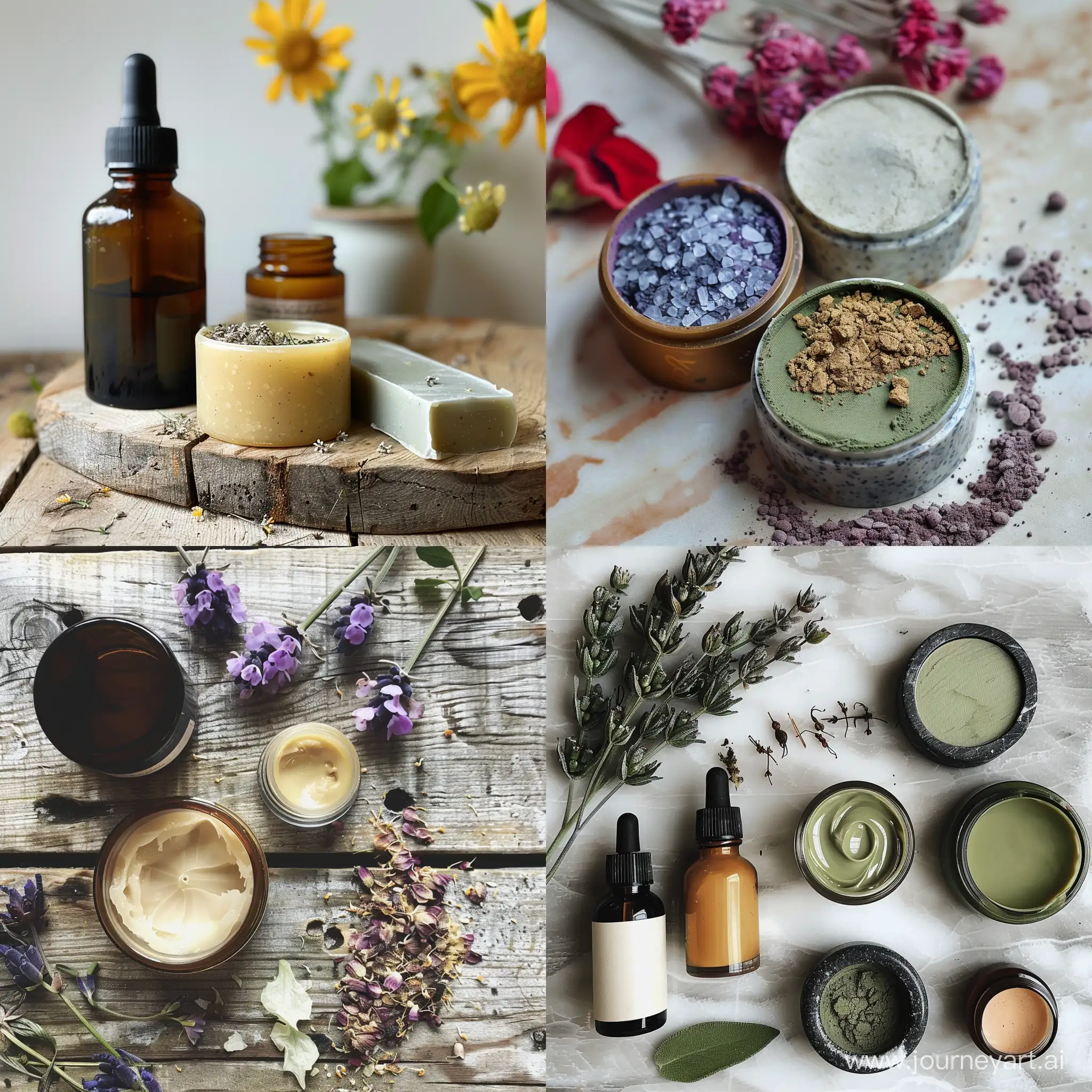 Handmade-Natural-Cosmetics-Vibrant-Palette-and-Array-of-Products