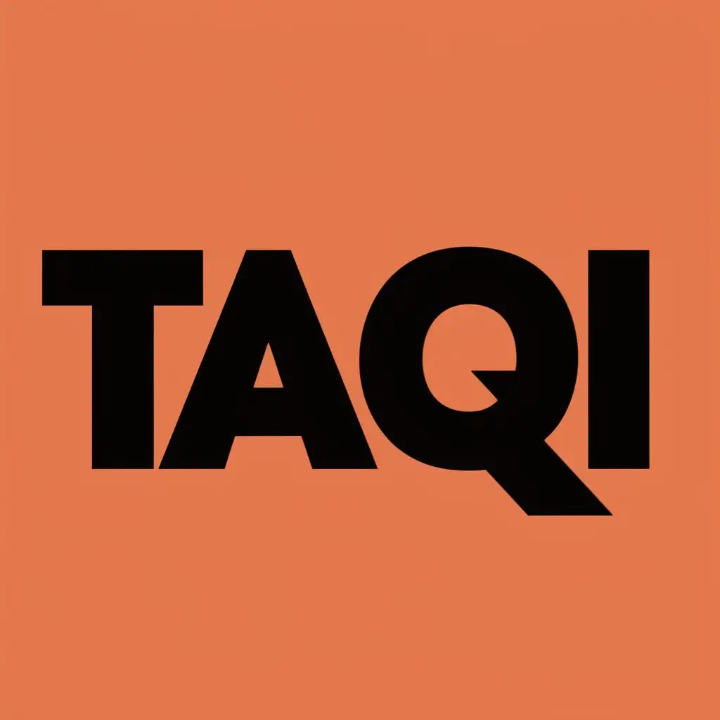 logo, 2222, with the text "Taqi", typography