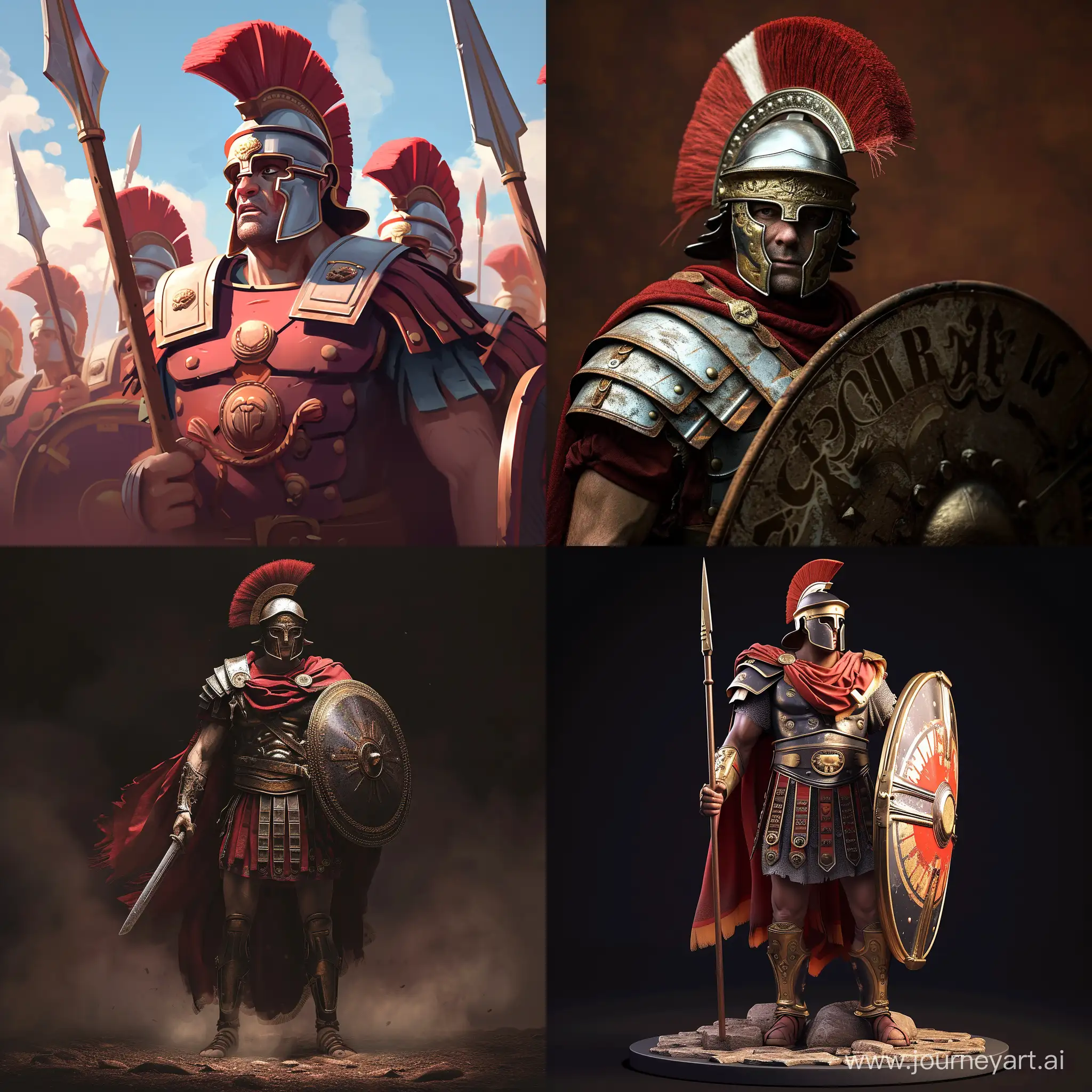 Roman-Legionary-in-Epic-Clash-of-Clan-Style-Battle