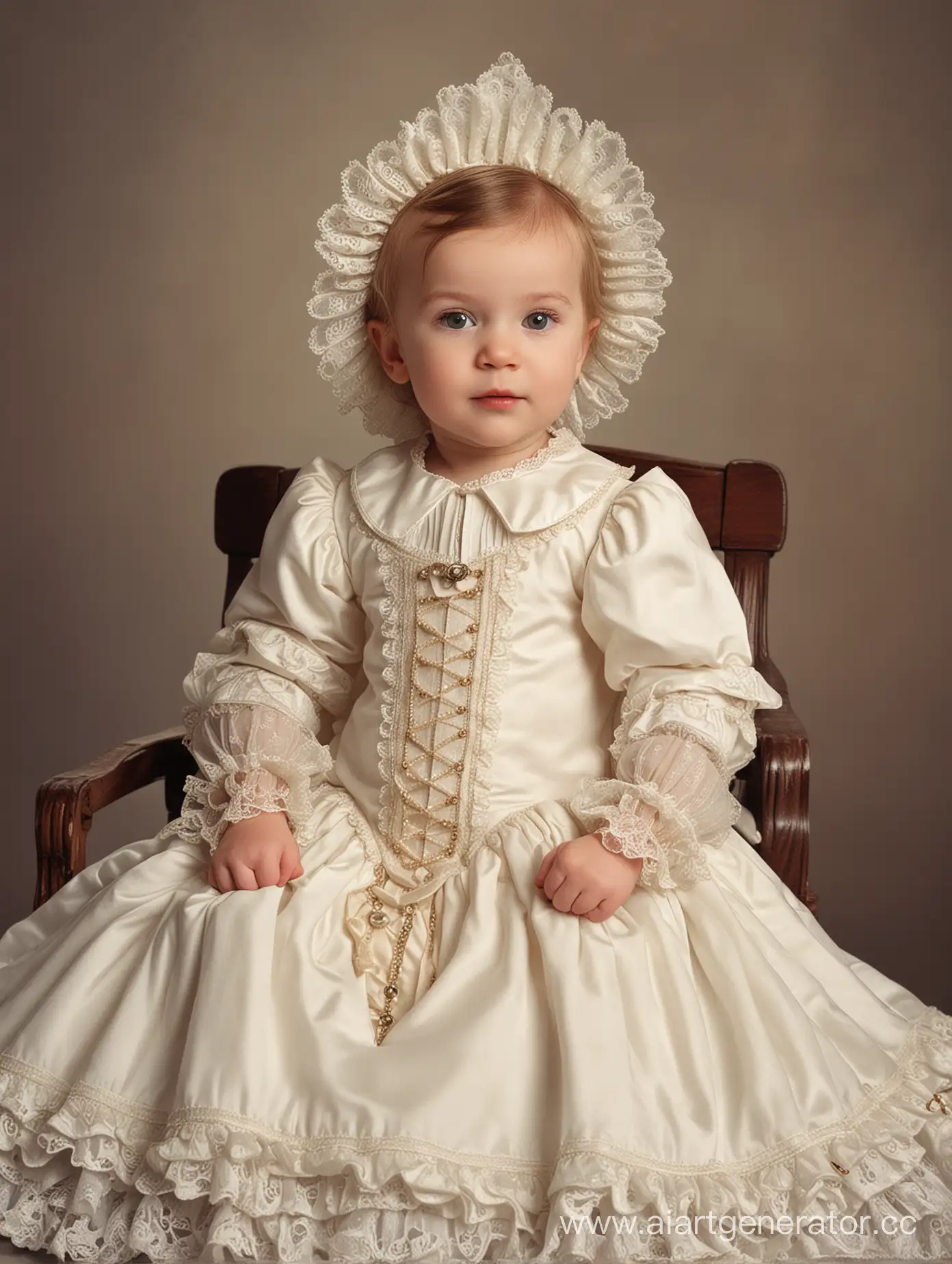 Elegant-Baby-Countess-in-Vintage-Attire