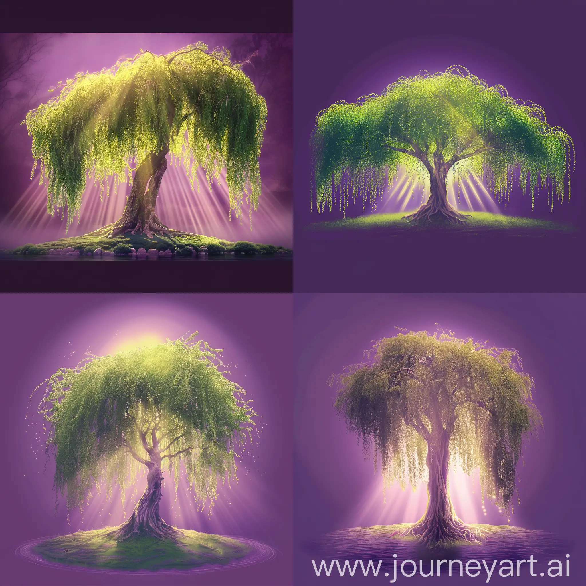 Hopeful-Willow-Tree-in-a-Purple-Sunlit-Landscape
