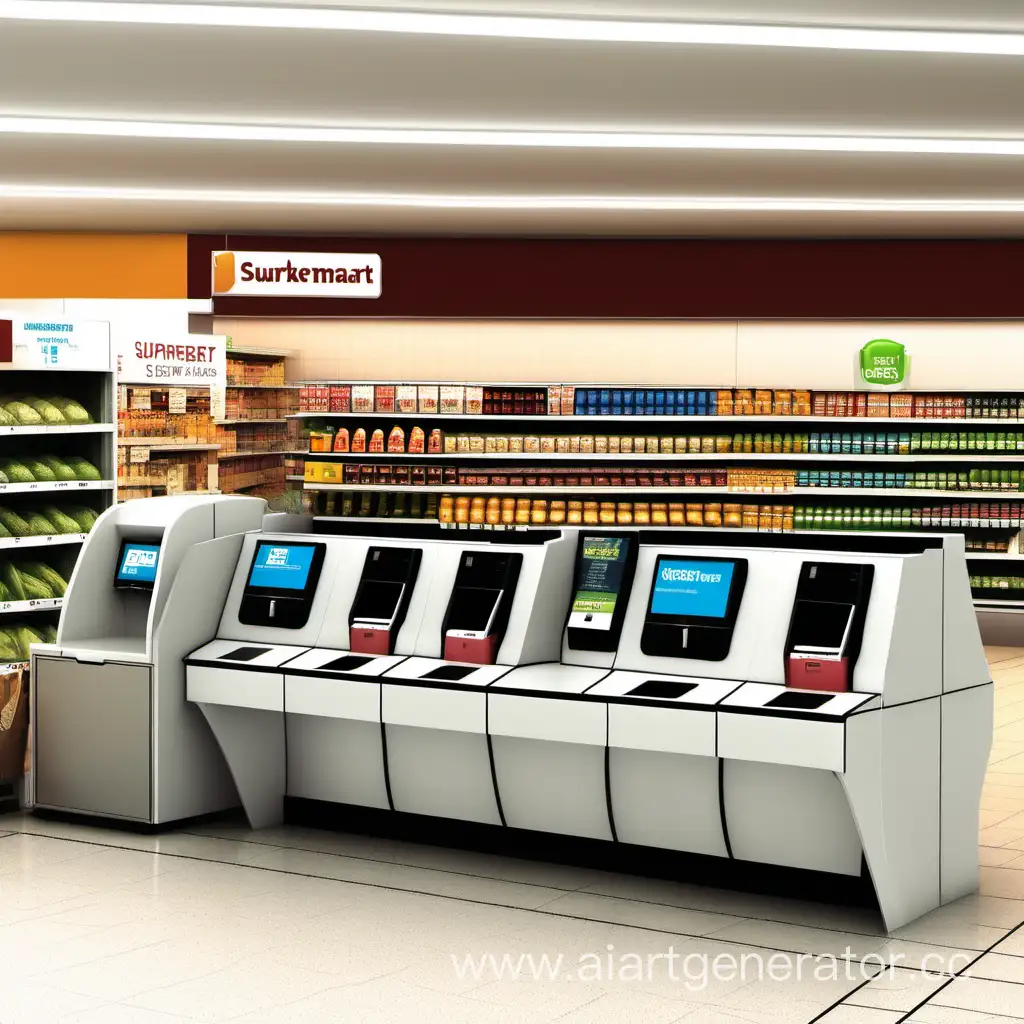 supermarket self-service checkout