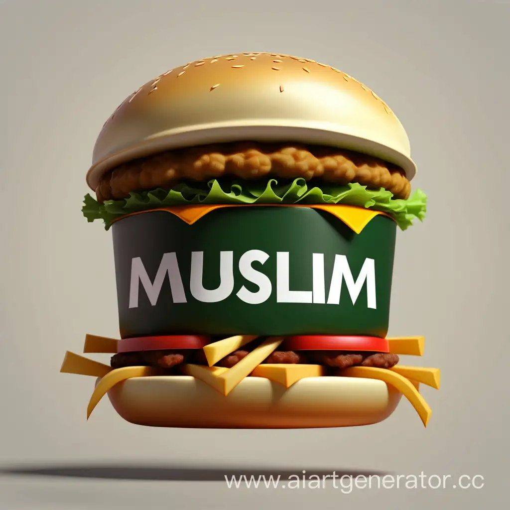 логотип мусульманин фаст фуд
