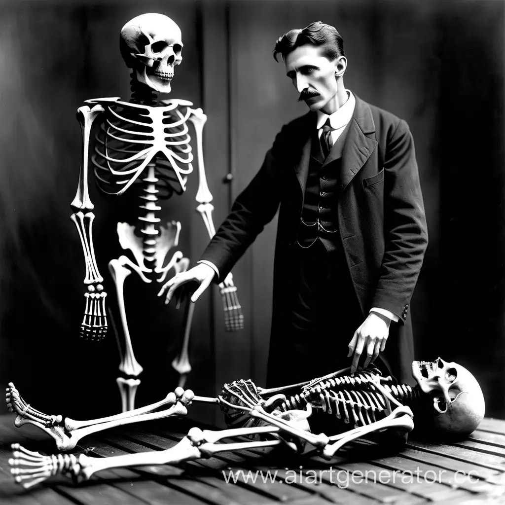 Nikola-Tesla-Confronts-and-Overcomes-a-Mysterious-Skeleton