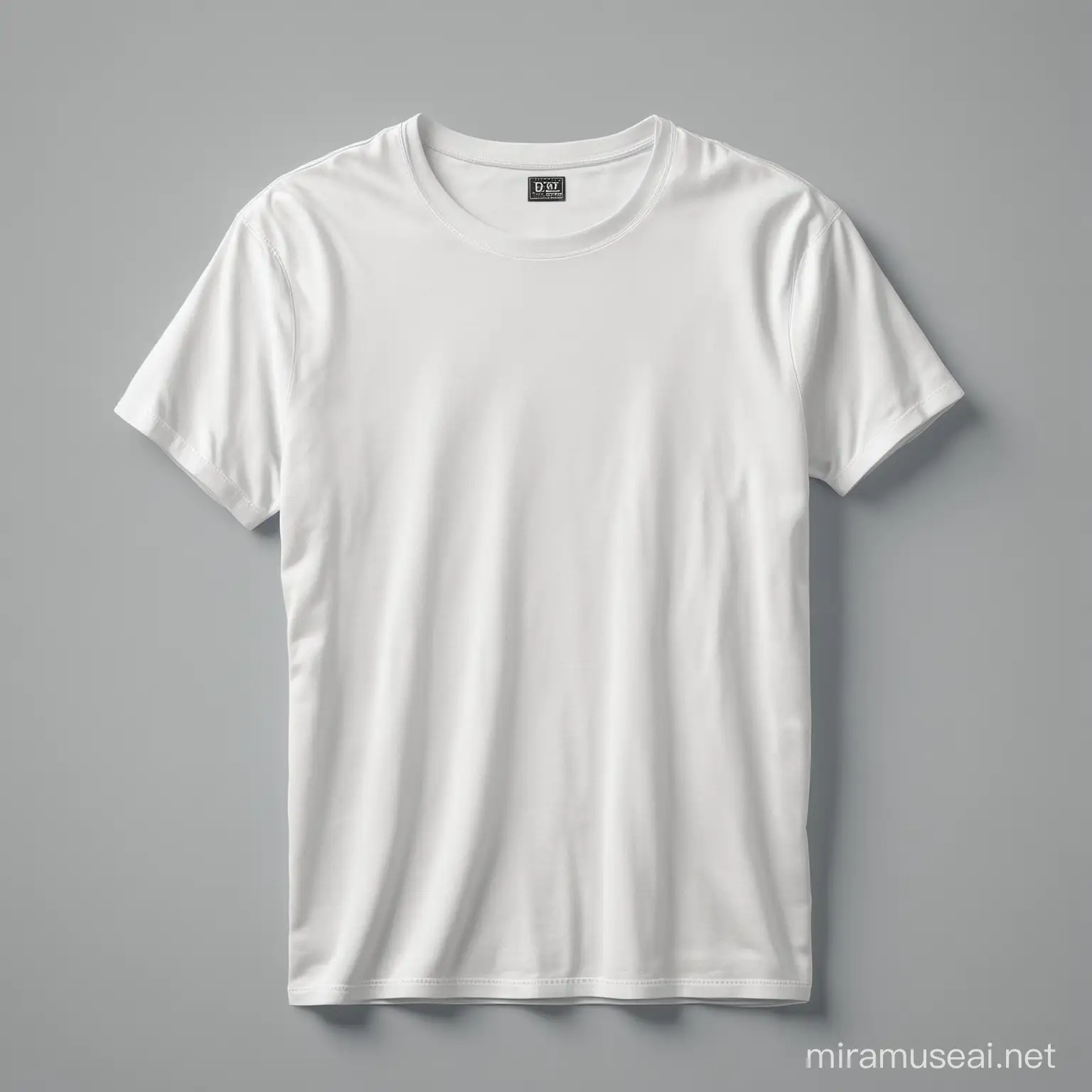 create a mockup of white tshirt