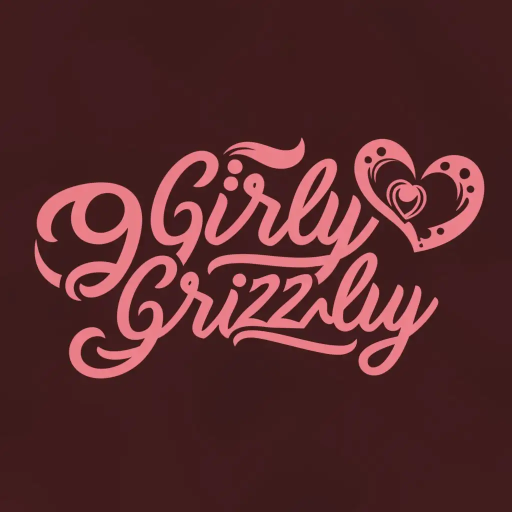 LOGO-Design-For-Girly-Grizzly-Playful-GG-Mirror-Emblem-for-Entertainment-Industry