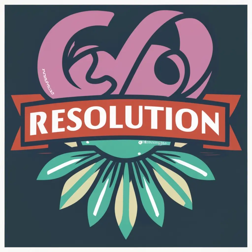 logo, PowerSchool, with the text "Resolution Rally", typography