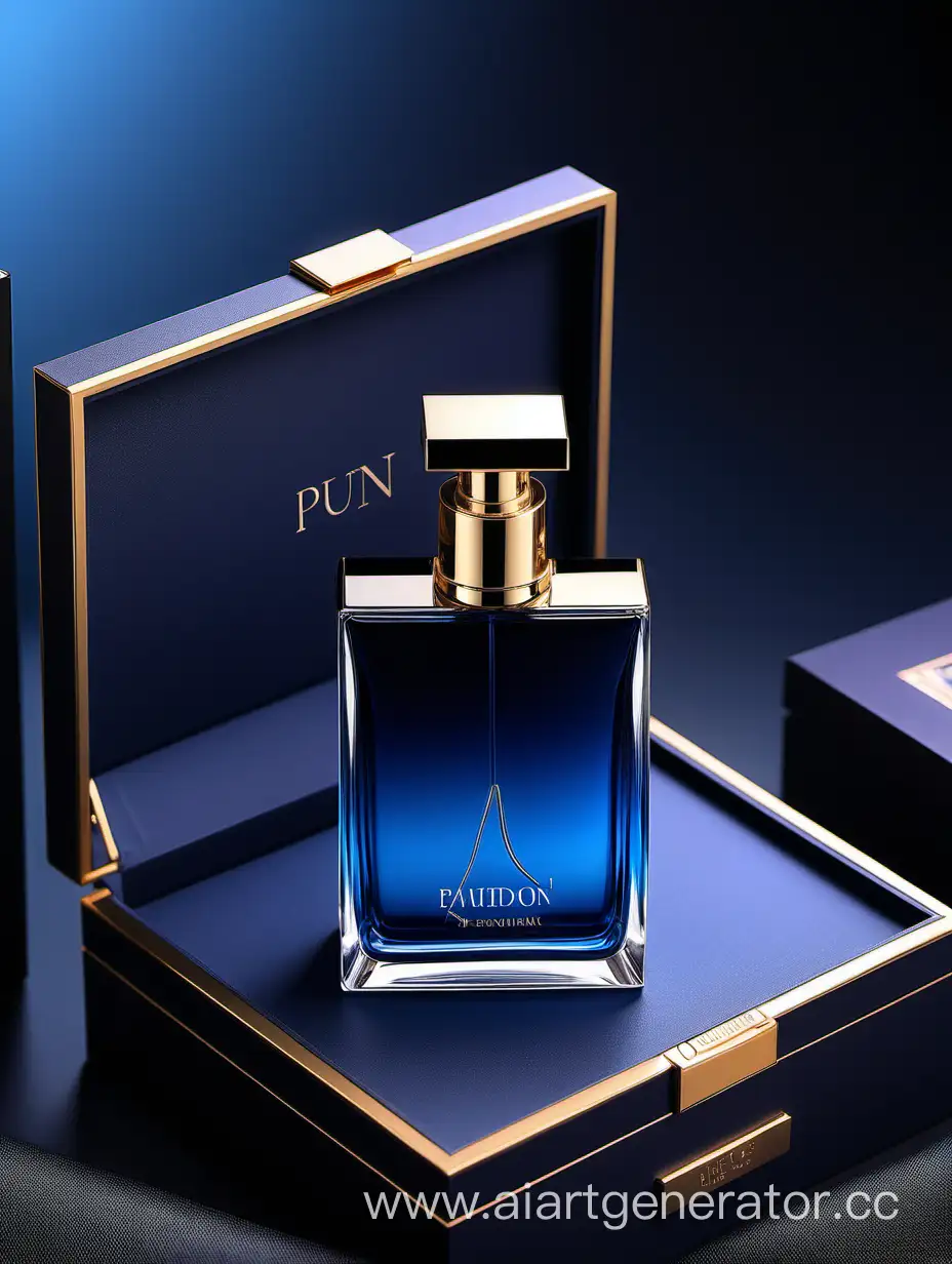 Luxurious-Mens-Perfume-Set-in-Blue-Black-and-Golden-Boxes