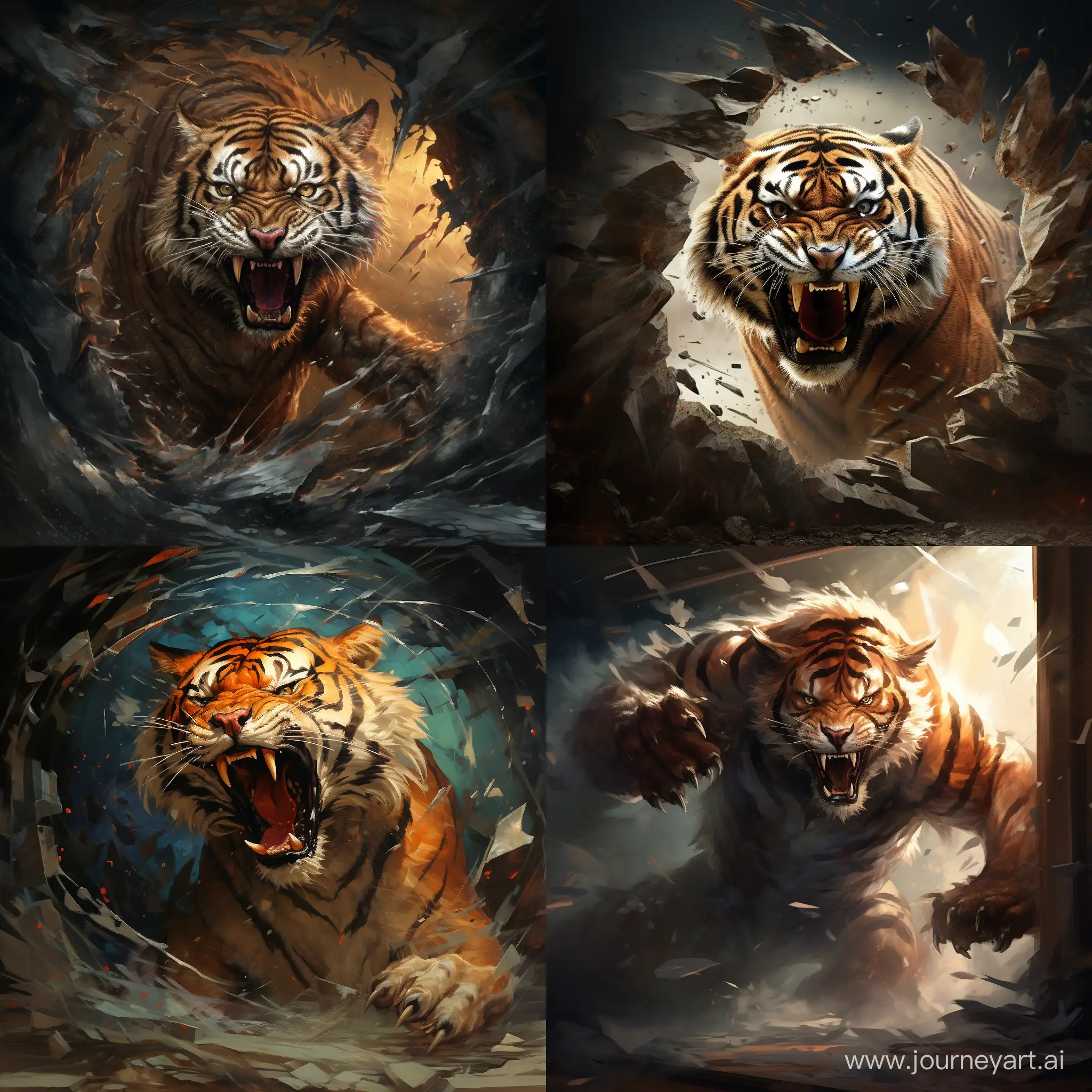 Ferocious-Tiger-Shattering-Glass-in-a-Bold-Encounter