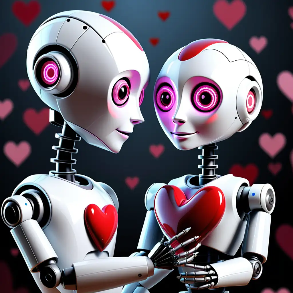 
Valentine's Day Robot – love in the age of technology! Have you ever wondered what a robot that understands about love would be like?