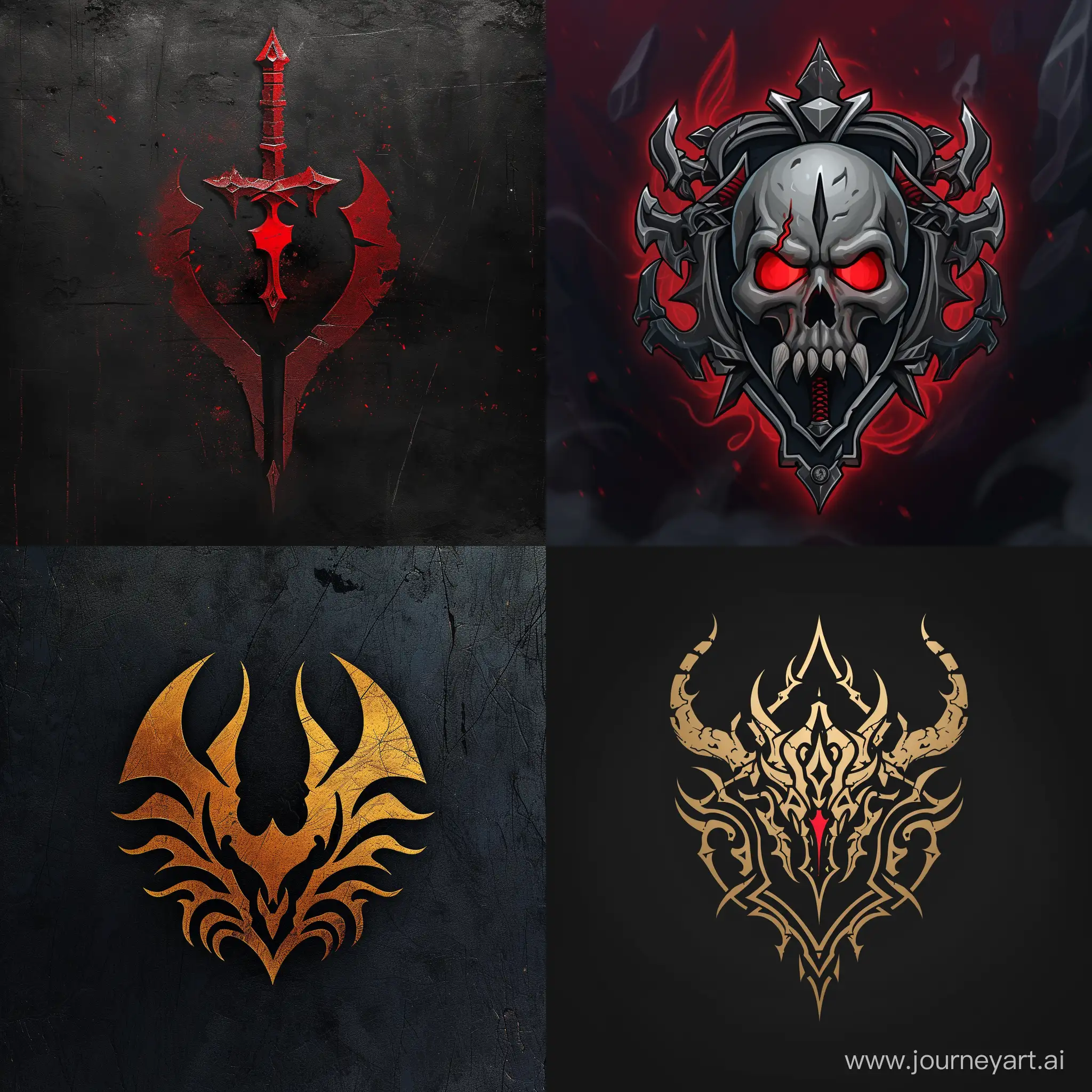 Darktailos-Guild-Logo-Mystical-Emblem-of-Unity-and-Power