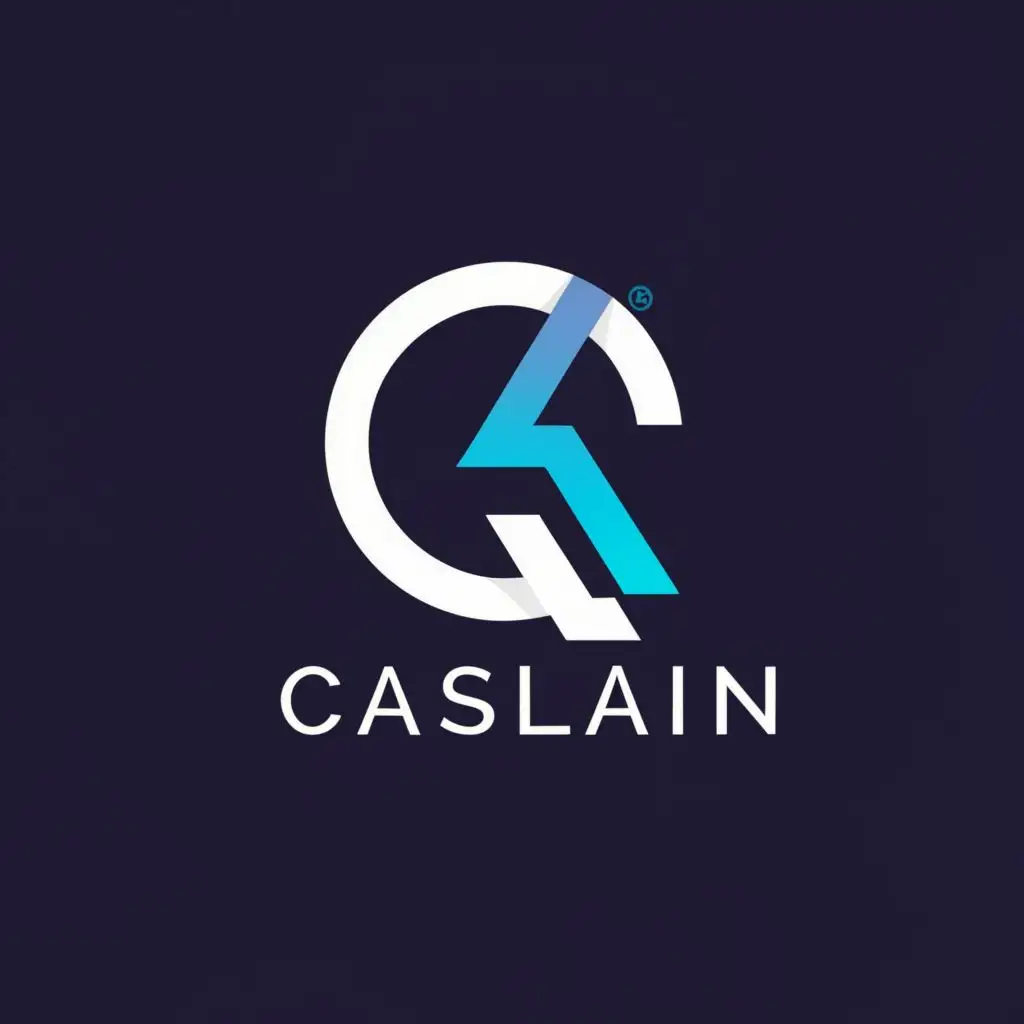 a logo design,with the text "CASLAIN", main symbol:CL,Moderate,be used in Technology industry,clear background