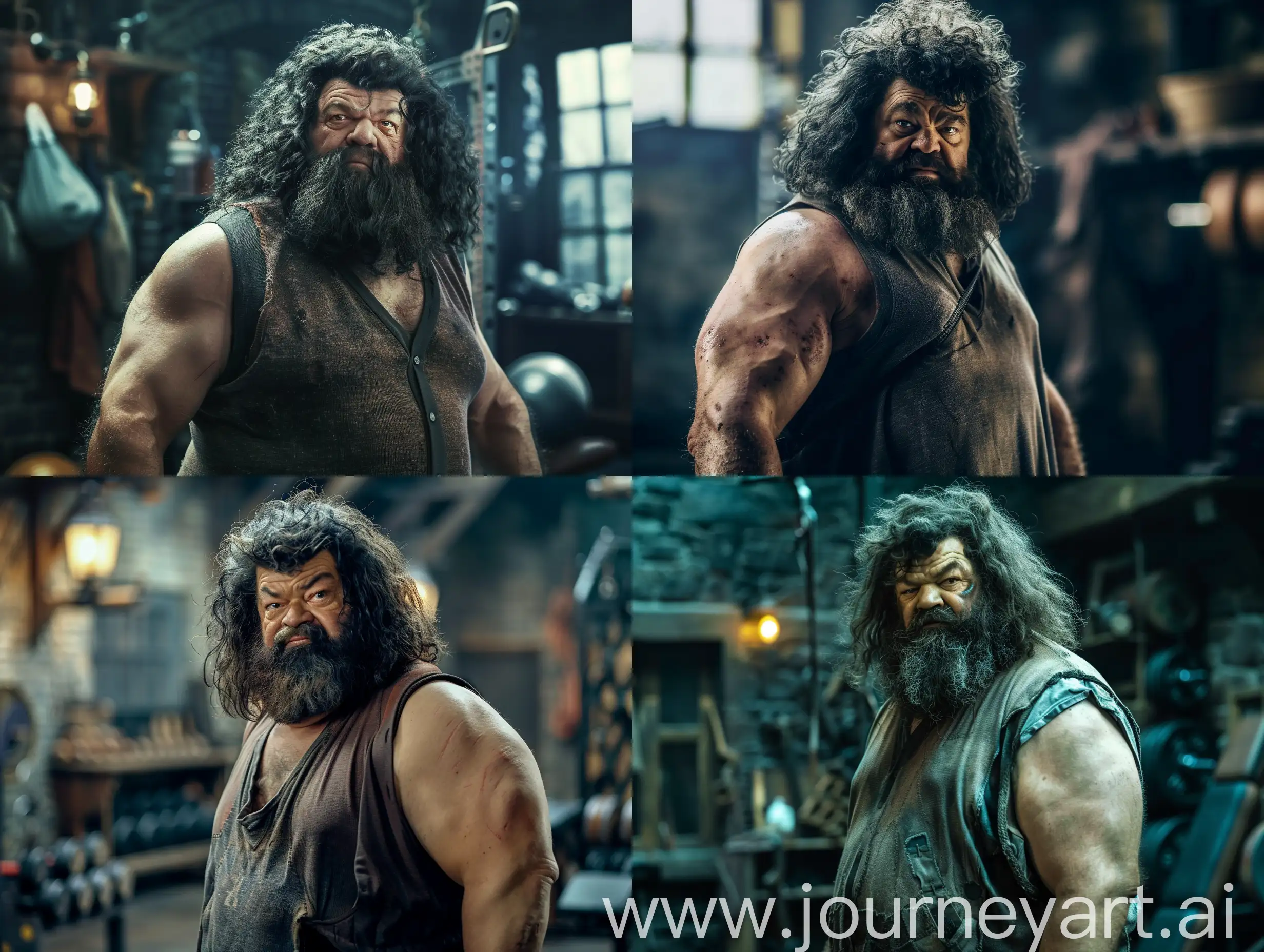 Hagrids-Fitness-Journey-in-the-Wizards-Gym