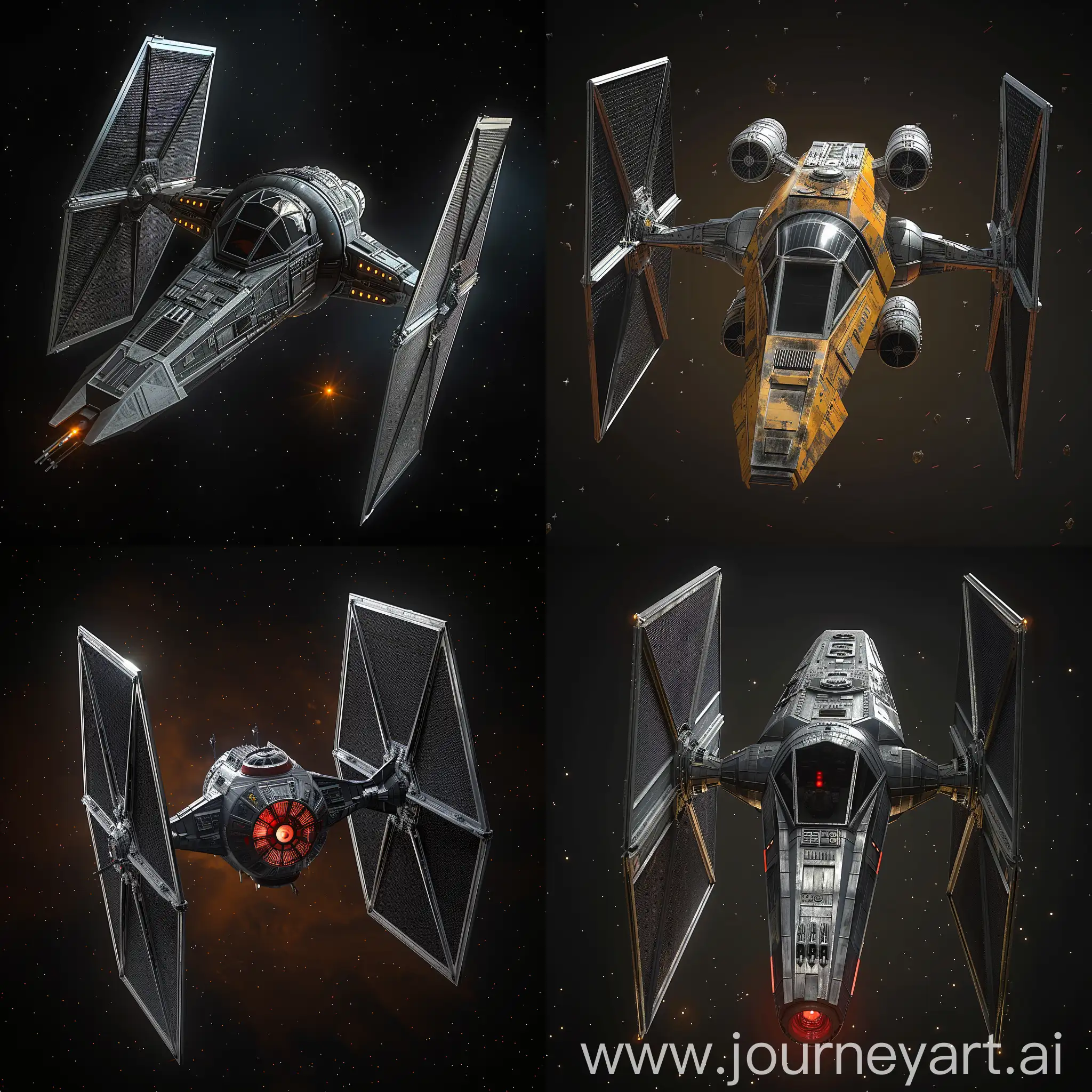 Futuristic-Star-Wars-TIE-Fighter-with-Advanced-Technology-and-Bioinspired-Features