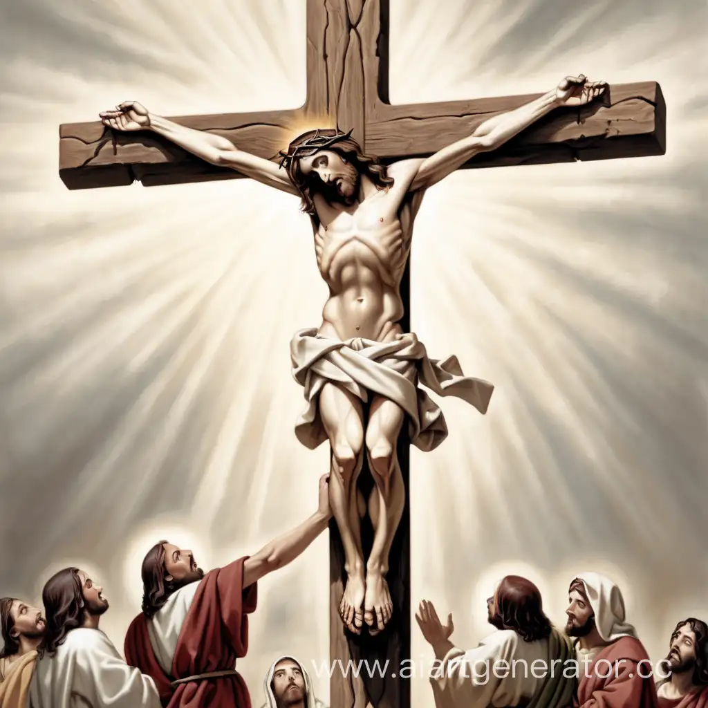 Иисус распятый на кресте