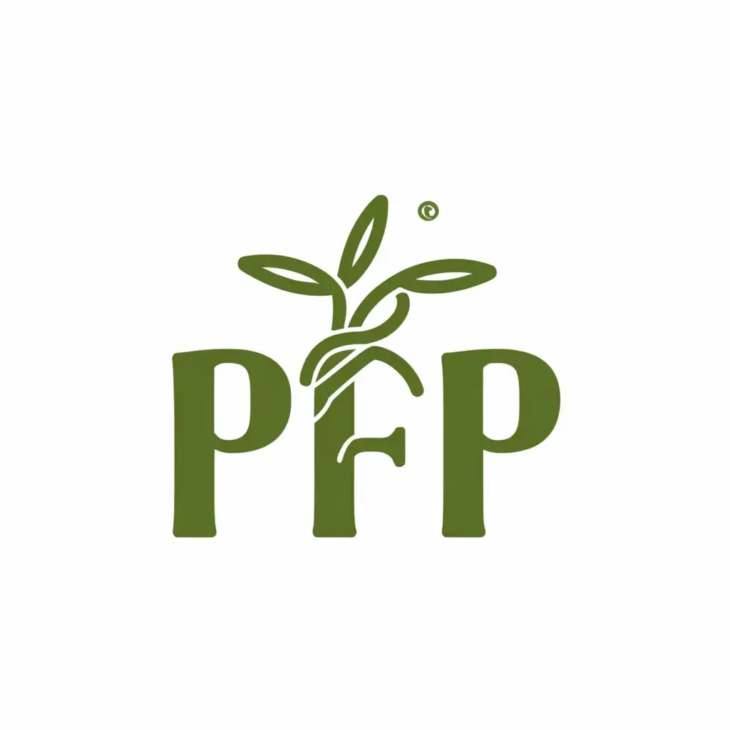 a logo design,with the text "PFP", main symbol:olives,Moderate,be used in Nonprofit industry,clear background