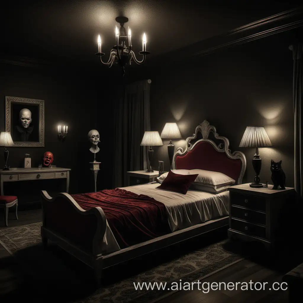 Eerie-Hotel-Room-Design-Inspired-by-American-Horror-Story-Haunting-Decor