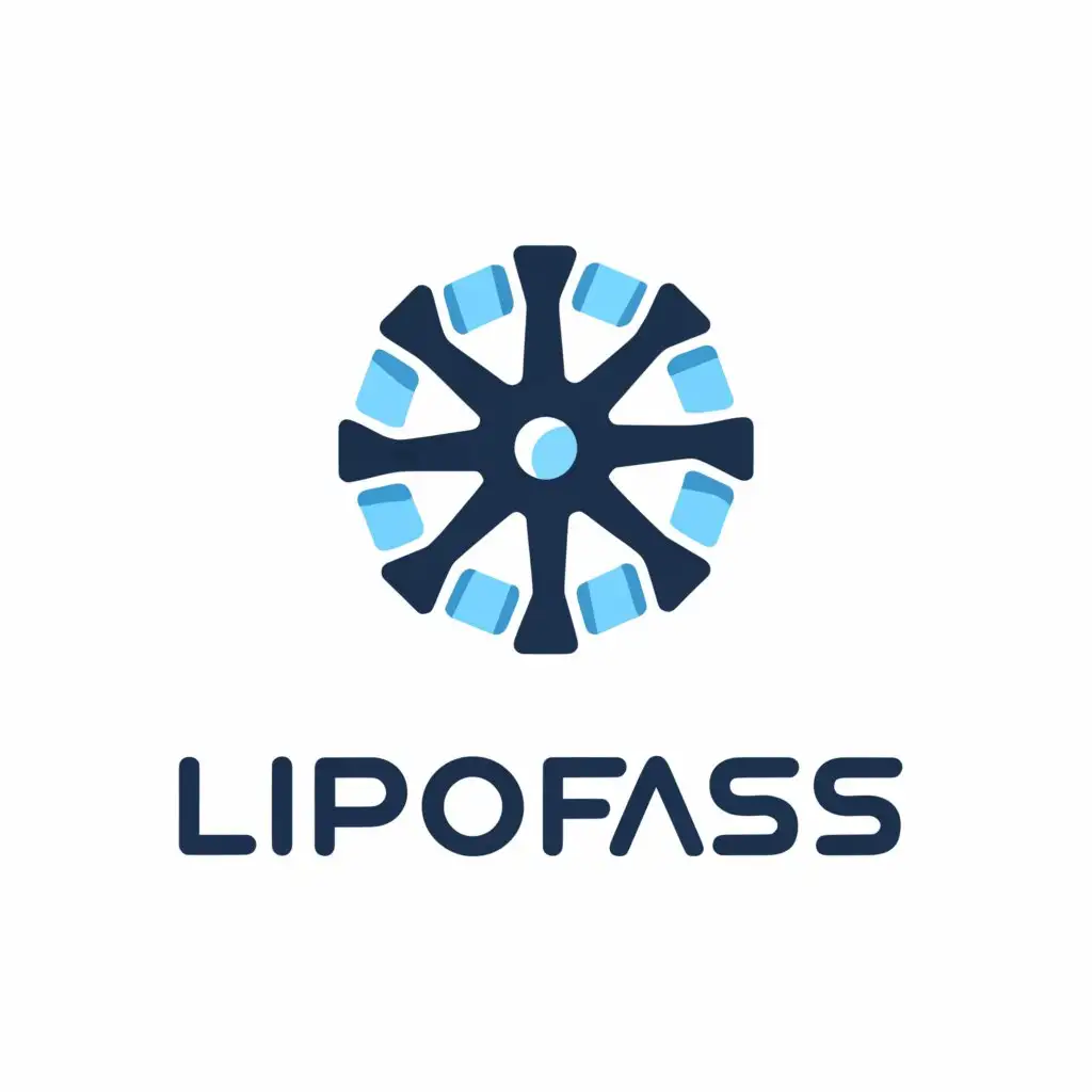 a logo design,with the text "LipoFast", main symbol:wheel,Moderate,clear background