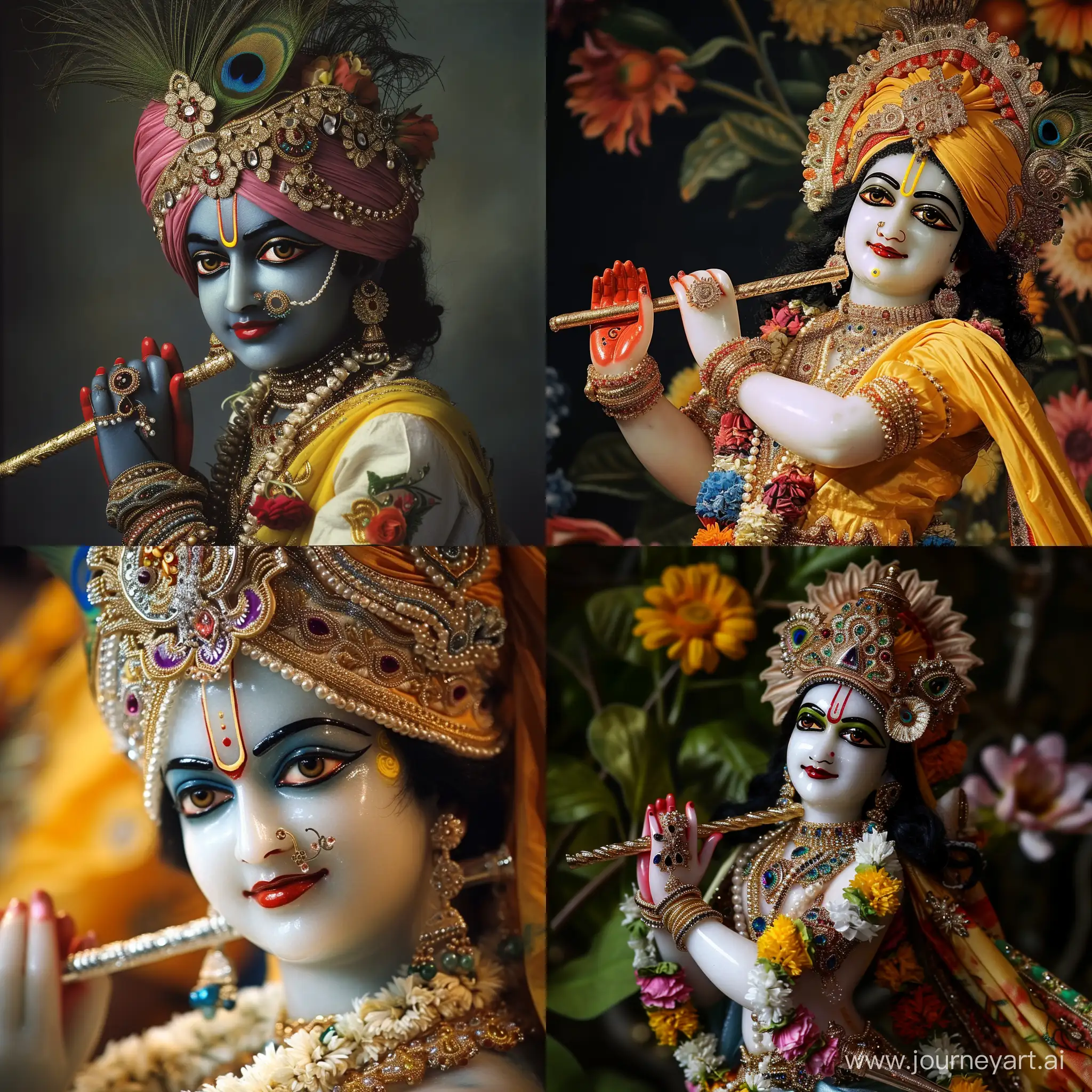 Vibrant-Realistic-Depiction-of-Hindu-God-Krishna