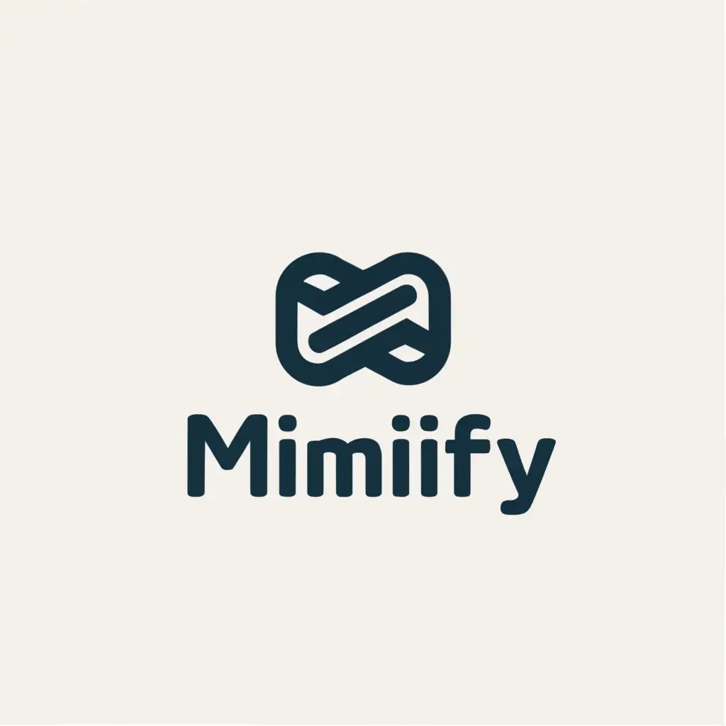 a logo design,with the text "Minify", main symbol:link,Minimalistic,be used in Technology industry,clear background