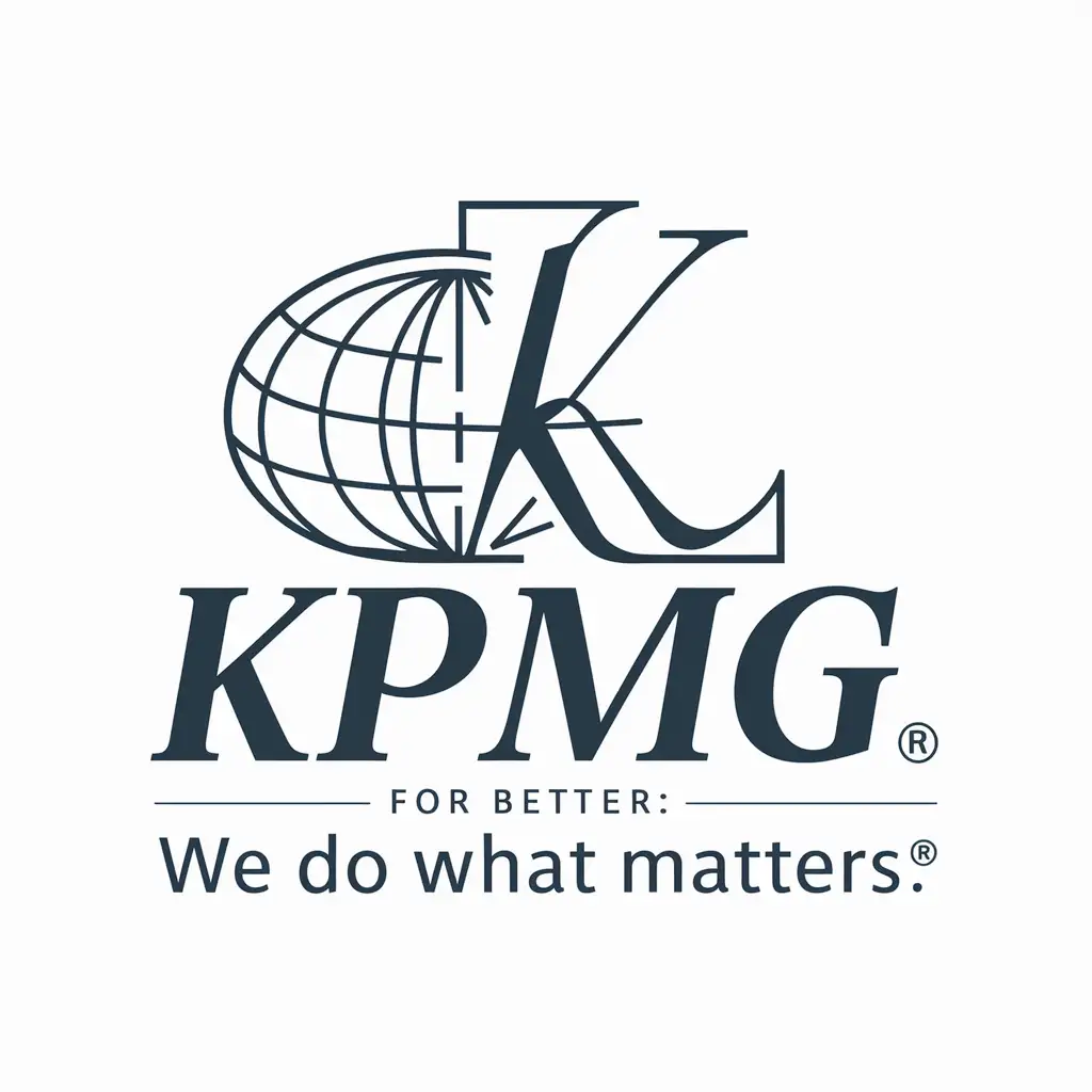  To create a compelling and impactful logo that embodies the rich history, global presence, and diverse service offerings of KPMG while encapsulating the essence of the slogan "For Better: We do what matters.