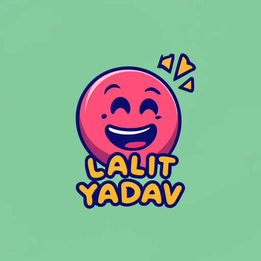 logo, Funny, with the text "Lalit Yadav", typography, be used in Entertainment industry