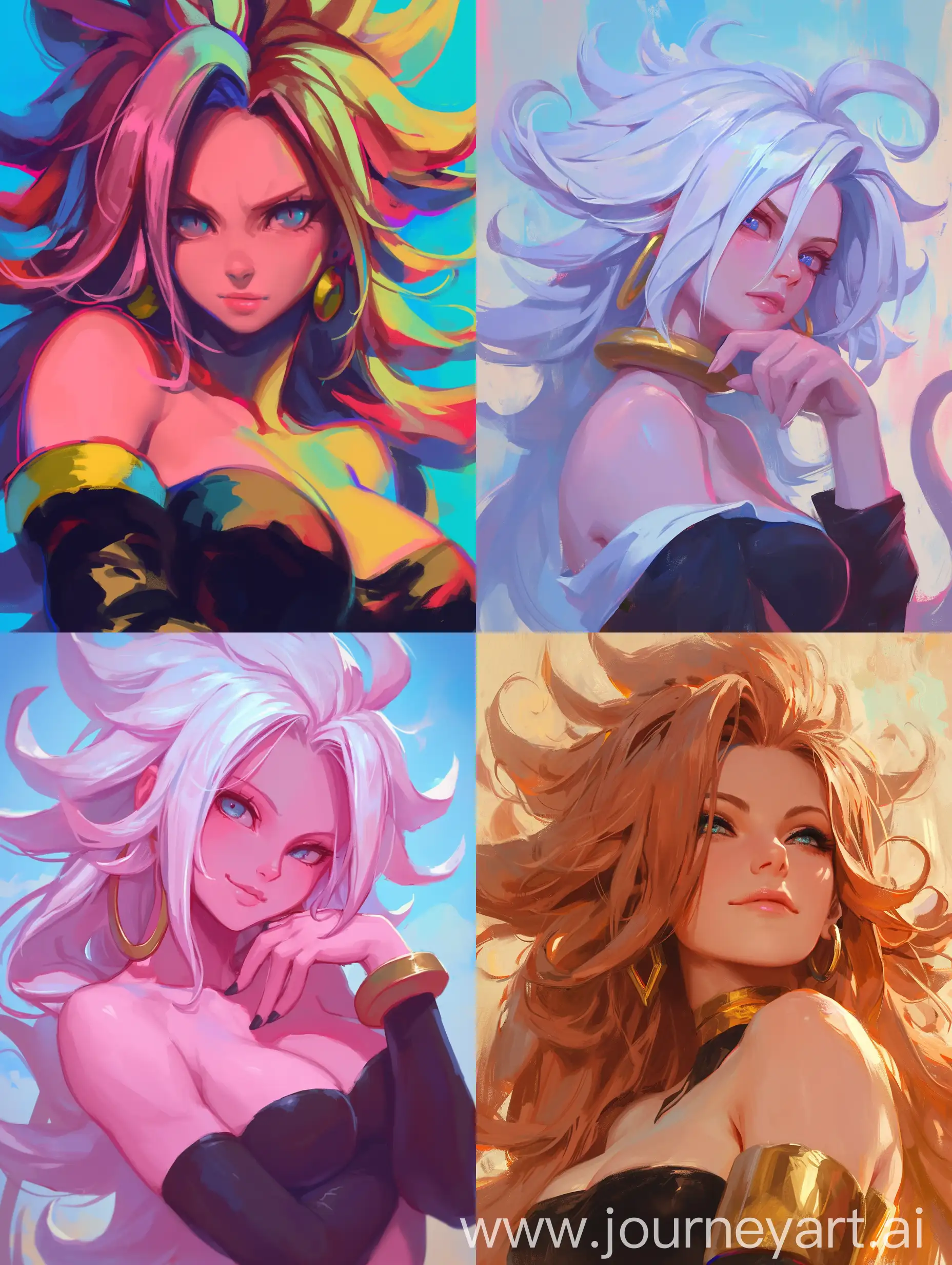 Majin-Android-21-in-a-Flirty-and-Curious-Digital-Art-Masterpiece