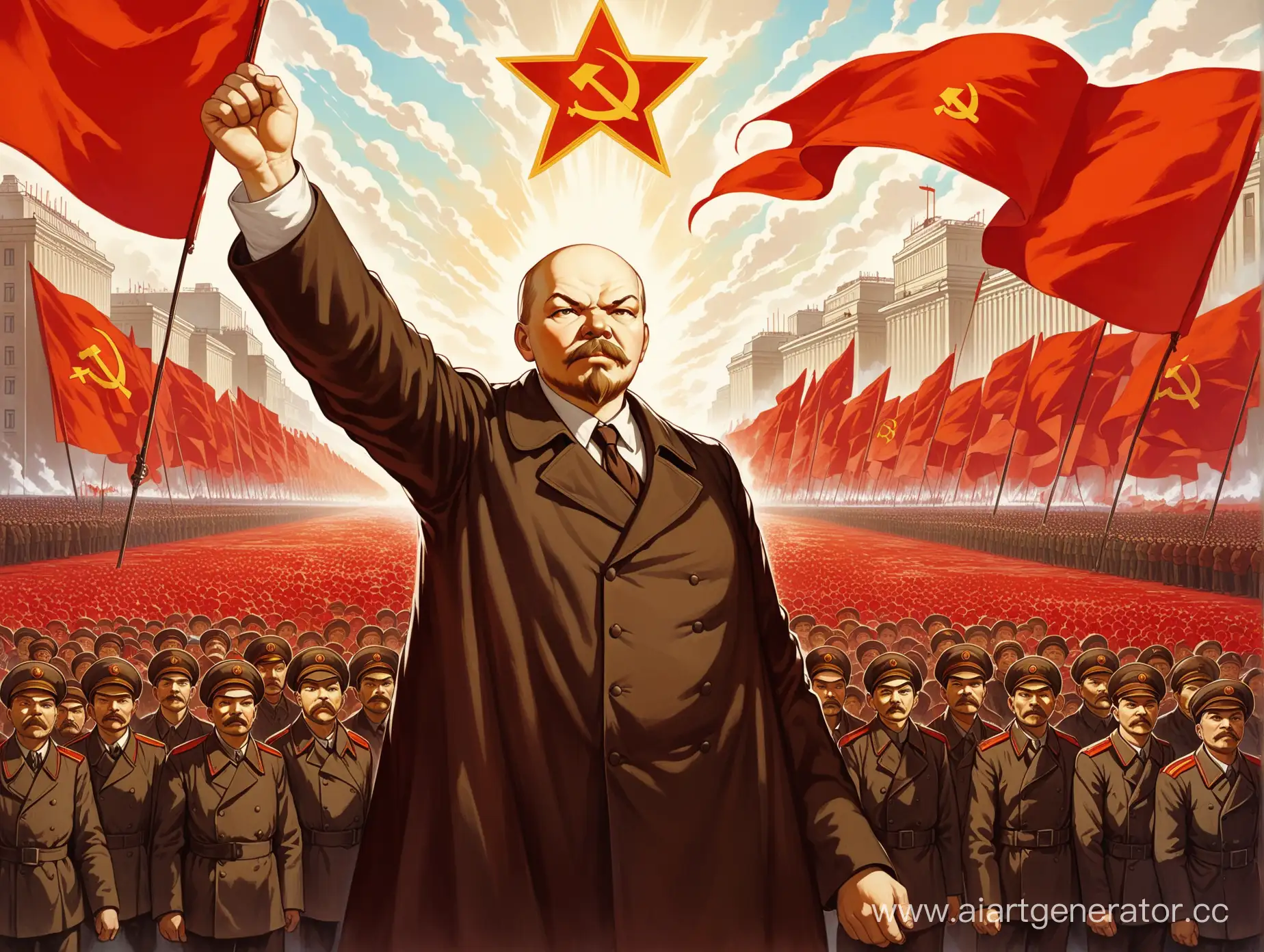 Lenin-Leading-the-Soviet-Revolution-A-Historical-Tribute