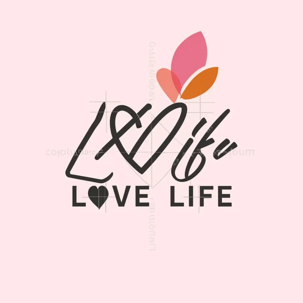 a logo design,with the text "love life", main symbol:LL

,Moderate,be used in Beauty Spa industry,clear background