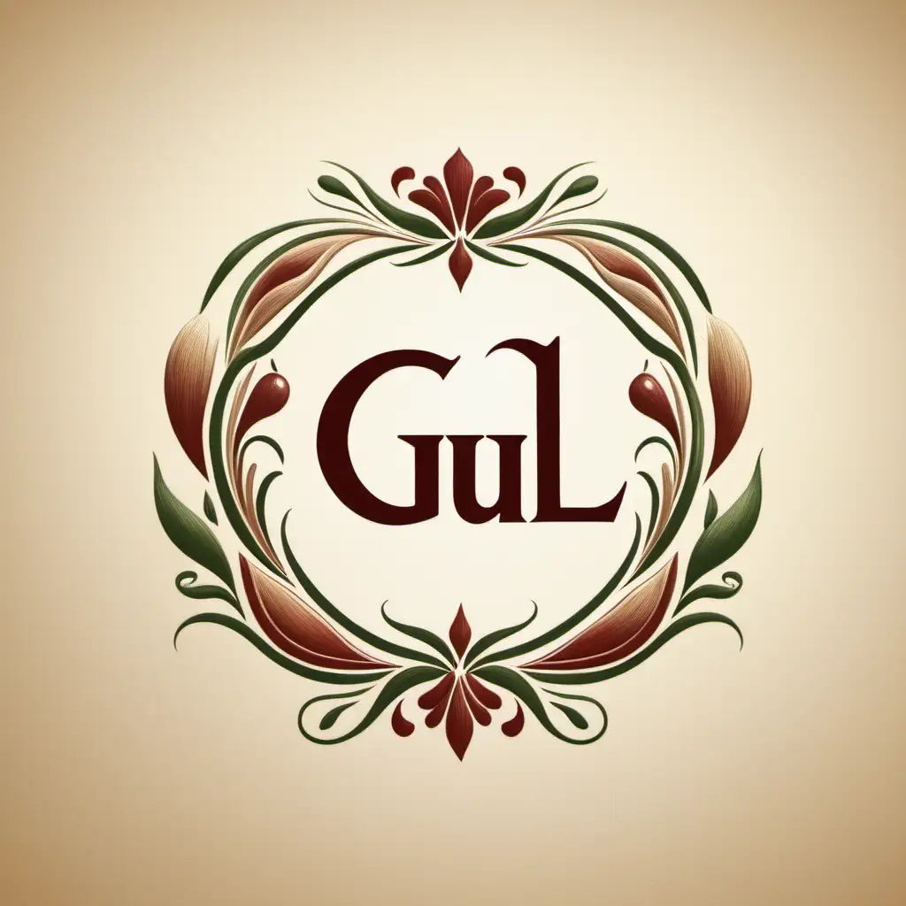 "GÜL" logo who does decorative painting business (No text in the logo)