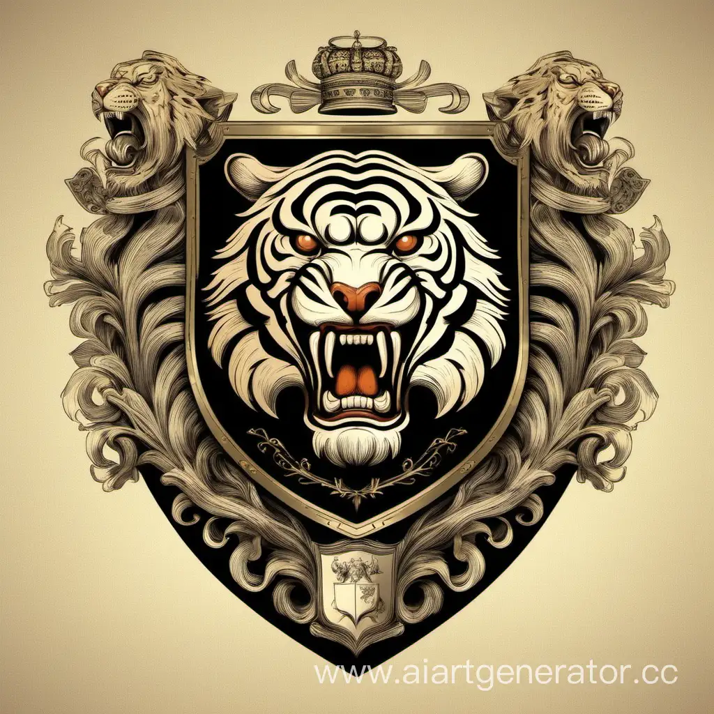 Majestic-Tiger-Coat-of-Arms-Art