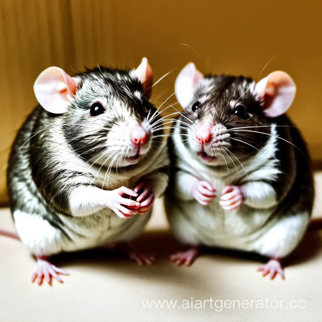 Две толстые подруги крысы