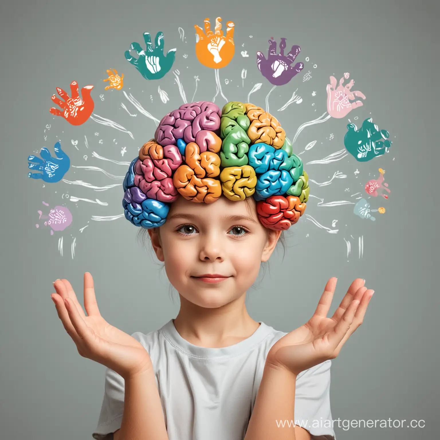 Child-Psychologist-Logo-with-Brain-and-Hands