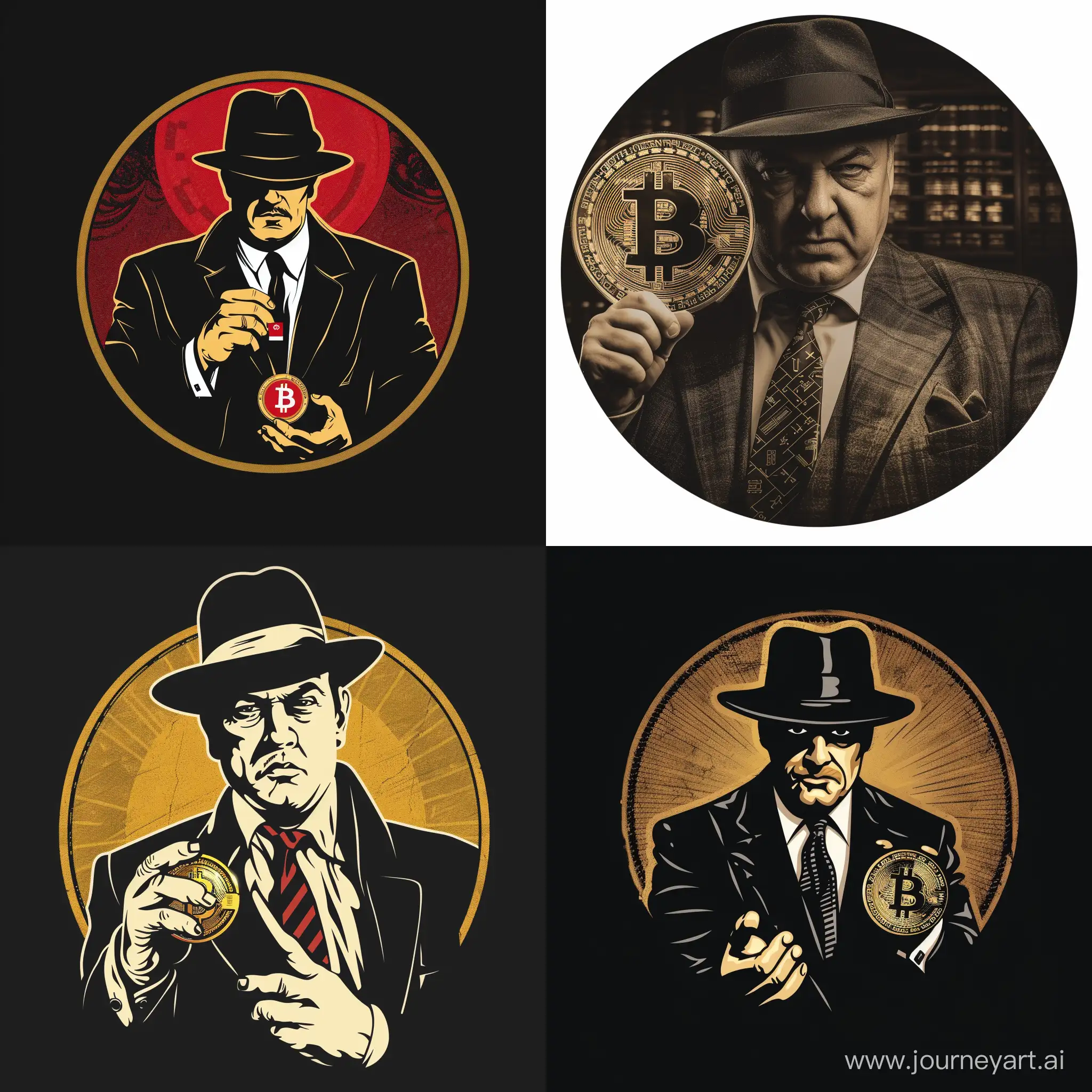 Mafia-Boss-Holding-a-Betcoin-Logo-Emblem
