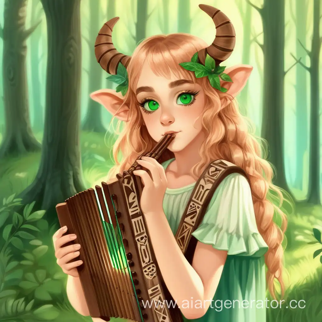Enchanting-Forest-Play-Satyr-Young-Girl-with-Fair-Hair-and-Green-Eyes-on-Pan-Flute-Adventure