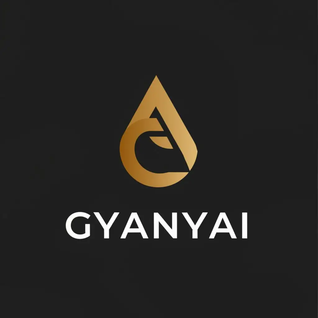a logo design,with the text "GYAANYAI", main symbol:GAI,Moderate,be used in Education industry,clear background