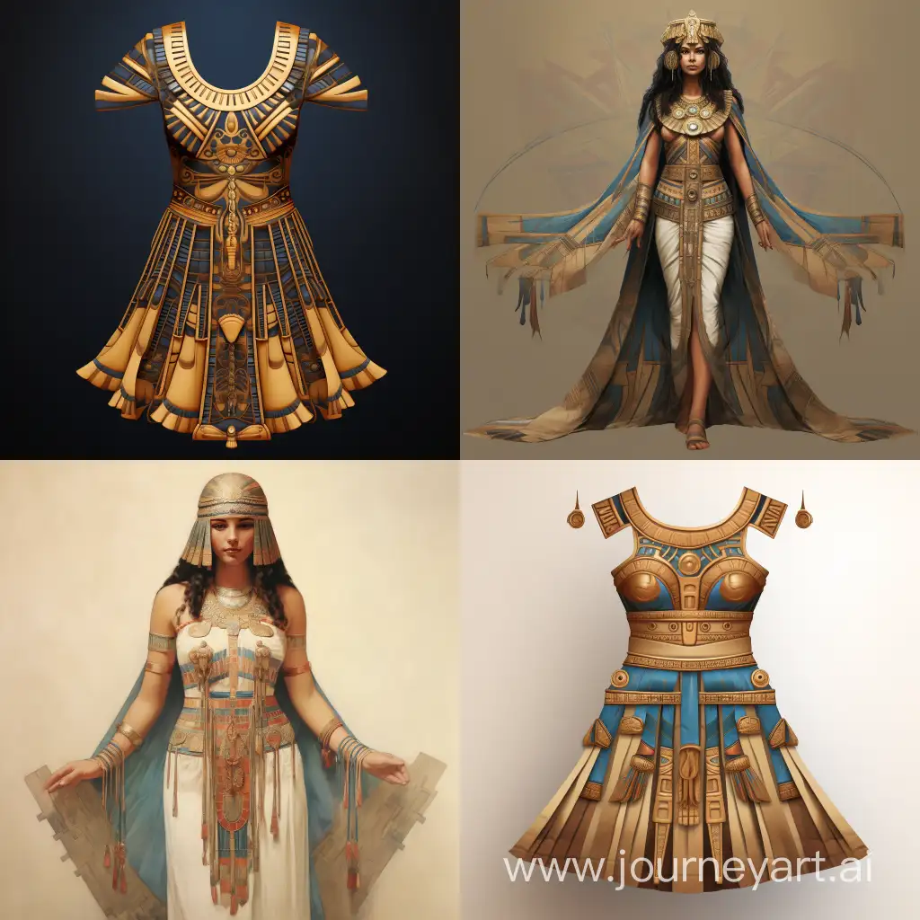 Elegant-Pharaonic-Dress-Design-Traditional-Egyptian-Attire