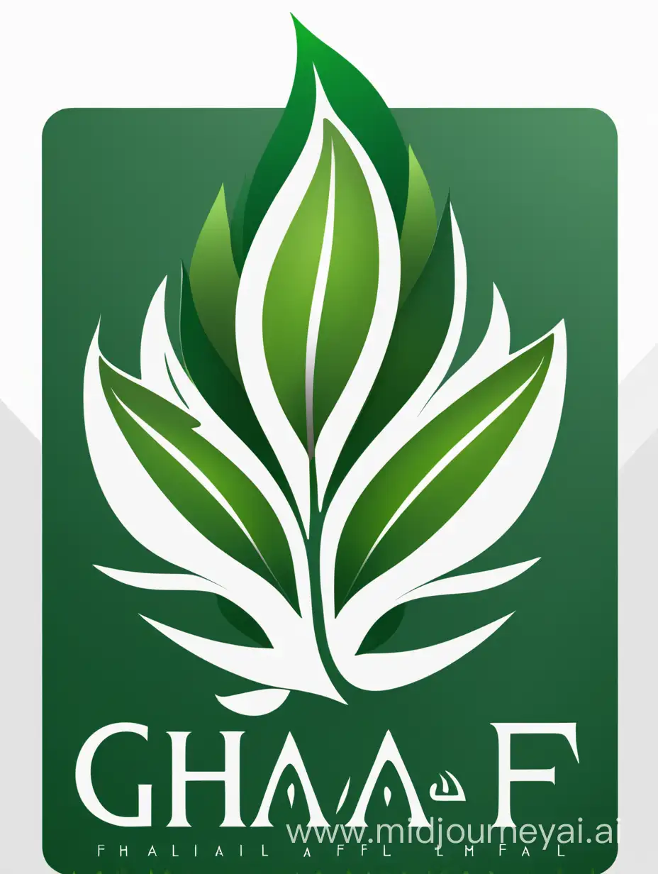 Ghaf Leaves and AI Innovative Logo for UAE Talent Agriculture