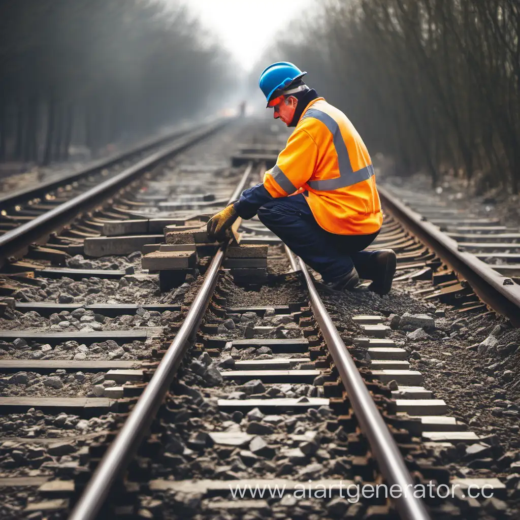 Dedicated-Railway-Worker-Constructing-Railroad-Infrastructure