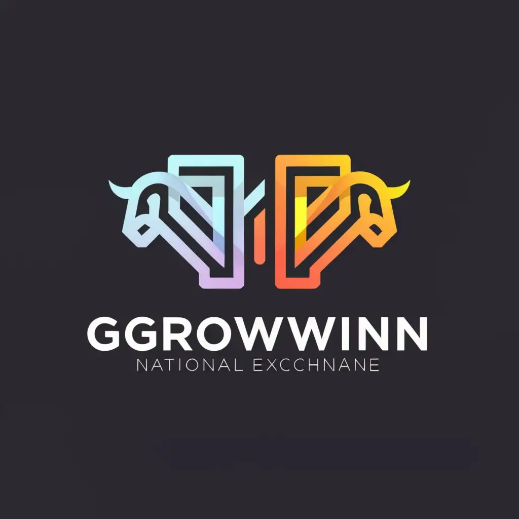 LOGO-Design-For-GrowWIN-Modern-National-Stock-Exchange-Emblem-for-Finance-Industry