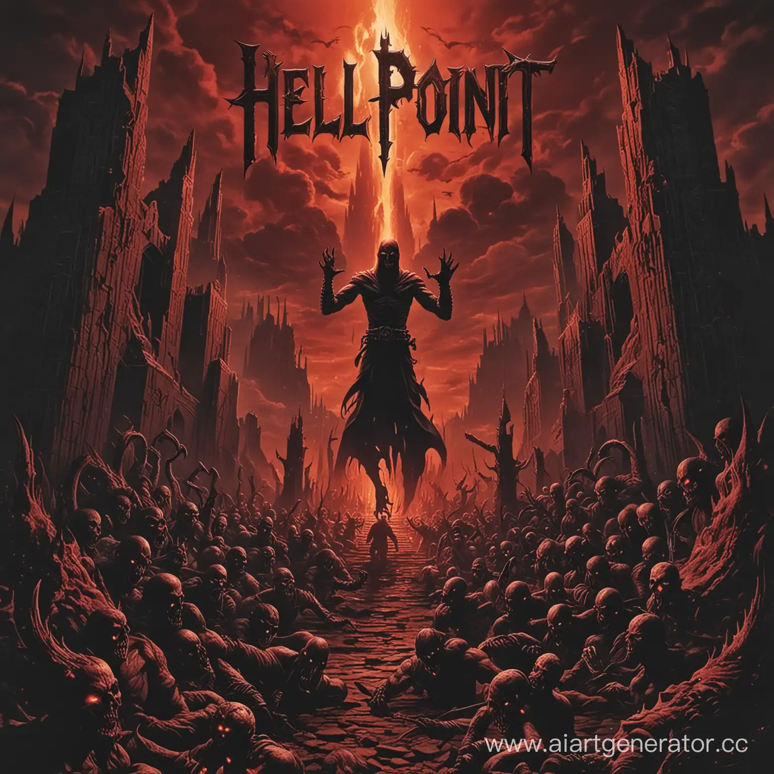 The cover for the hell-style track titled "HellPoint" 