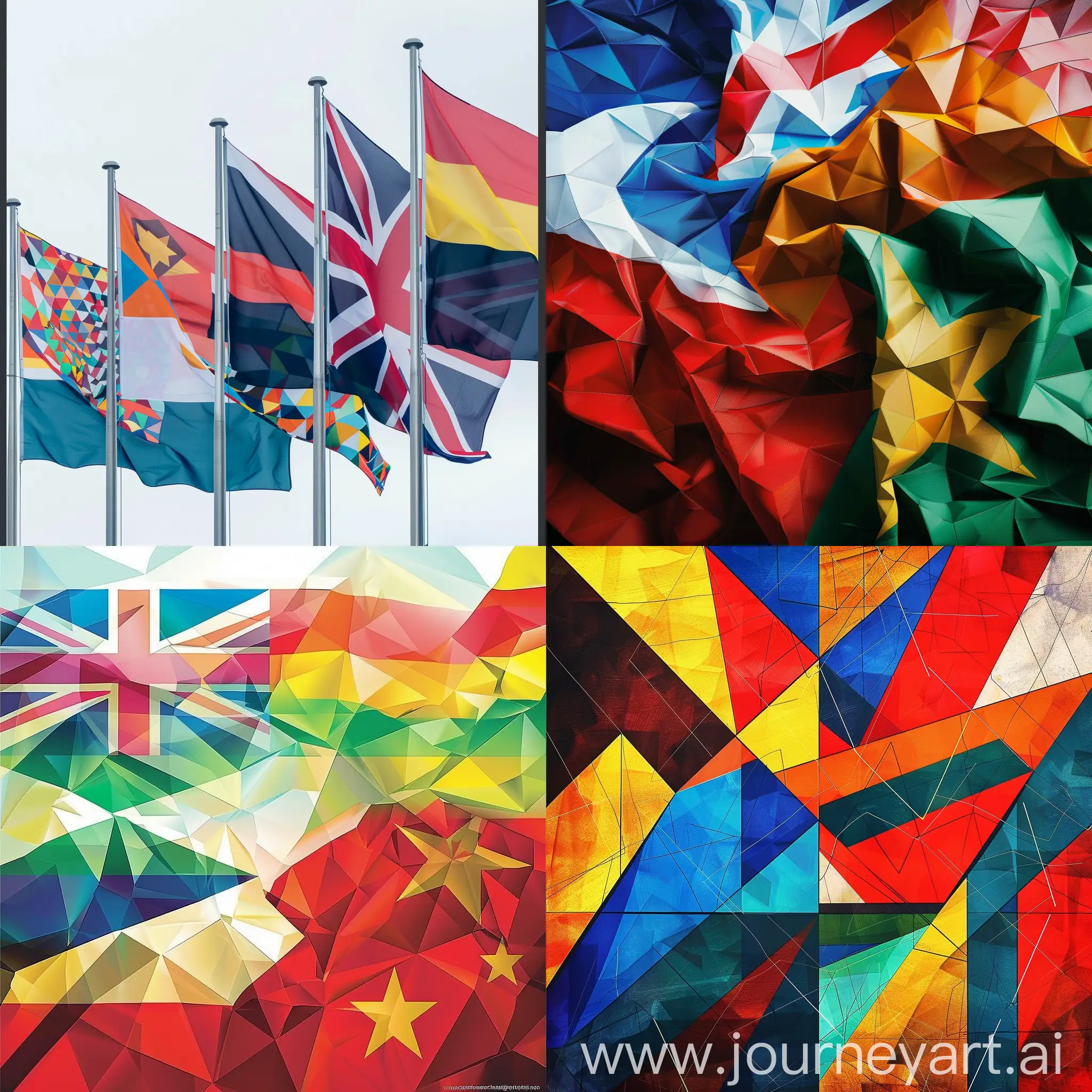 Geometric-Shapes-Representing-Countries-Flags