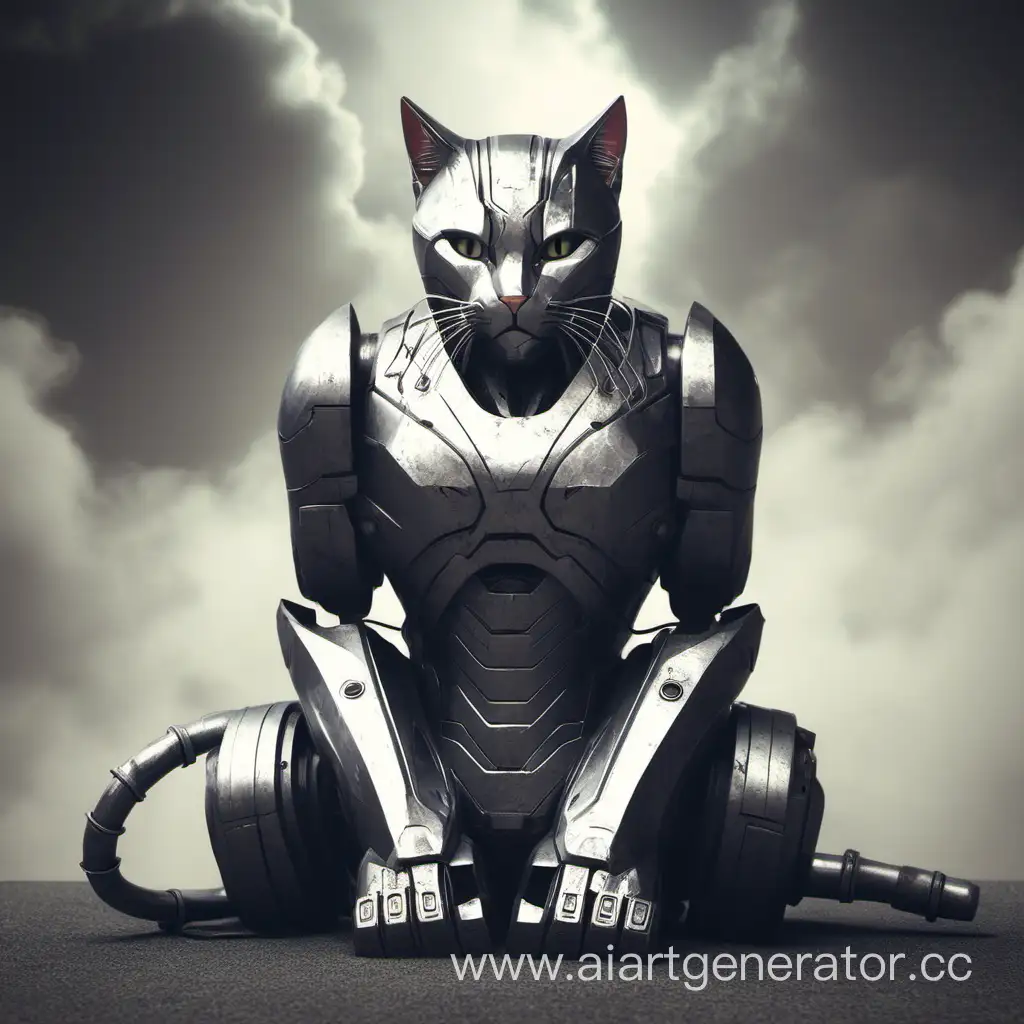 Majestic-Iron-Cat-Sculpture-Unique-Metal-Artwork