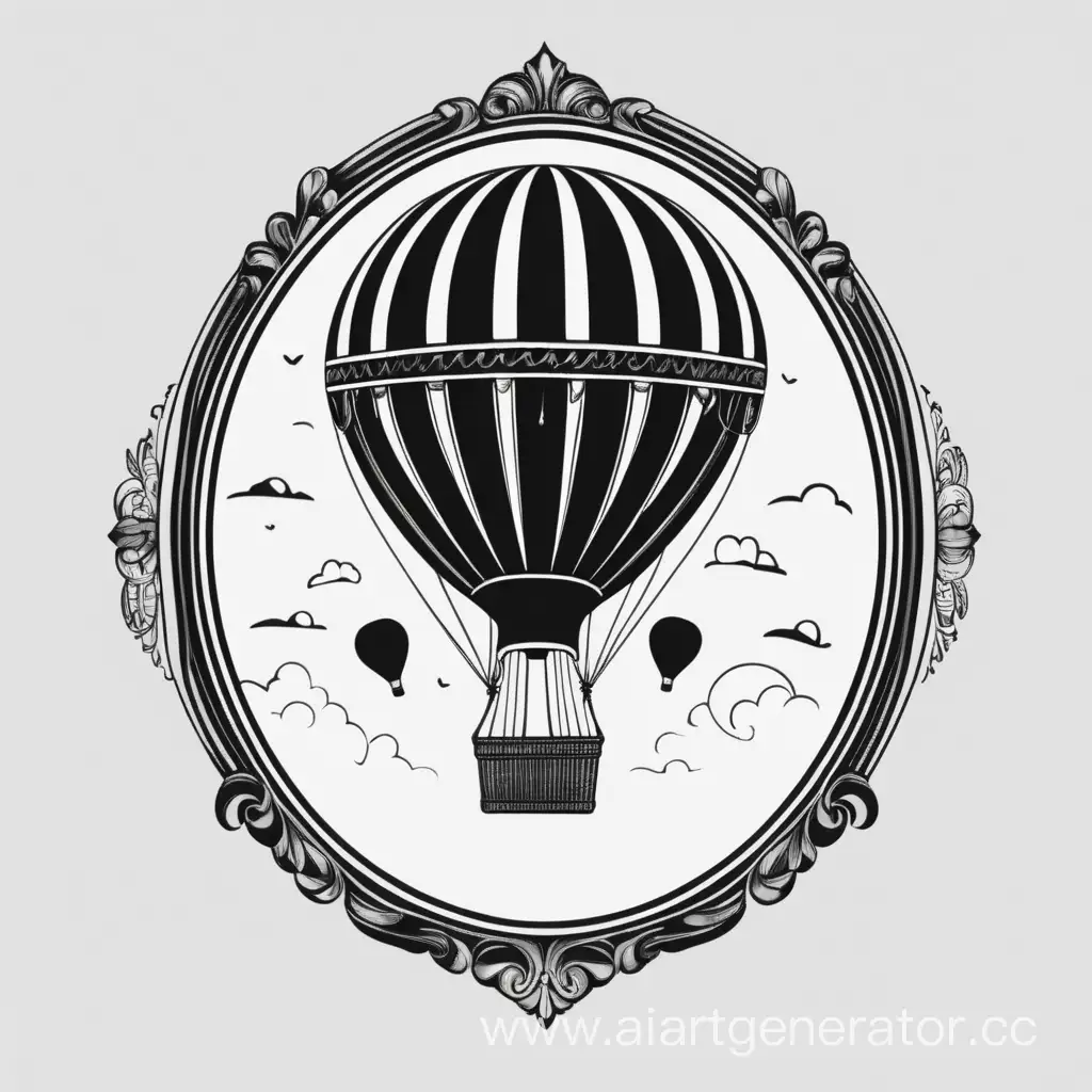 Air-Balloon-Silhouette-on-Sky-Background