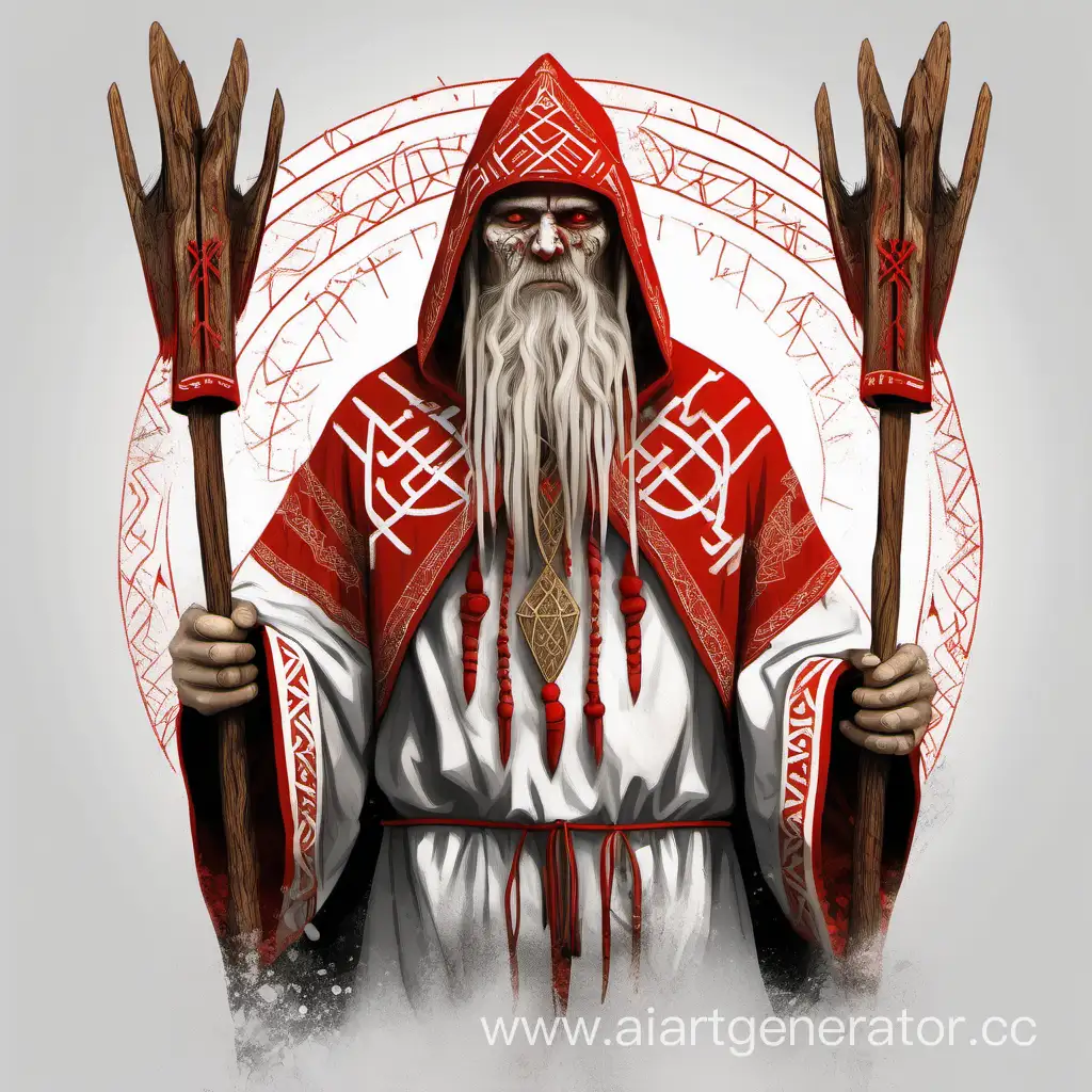 Slavic-Pagan-Shaman-in-Traditional-Attire-with-Wooden-Staff