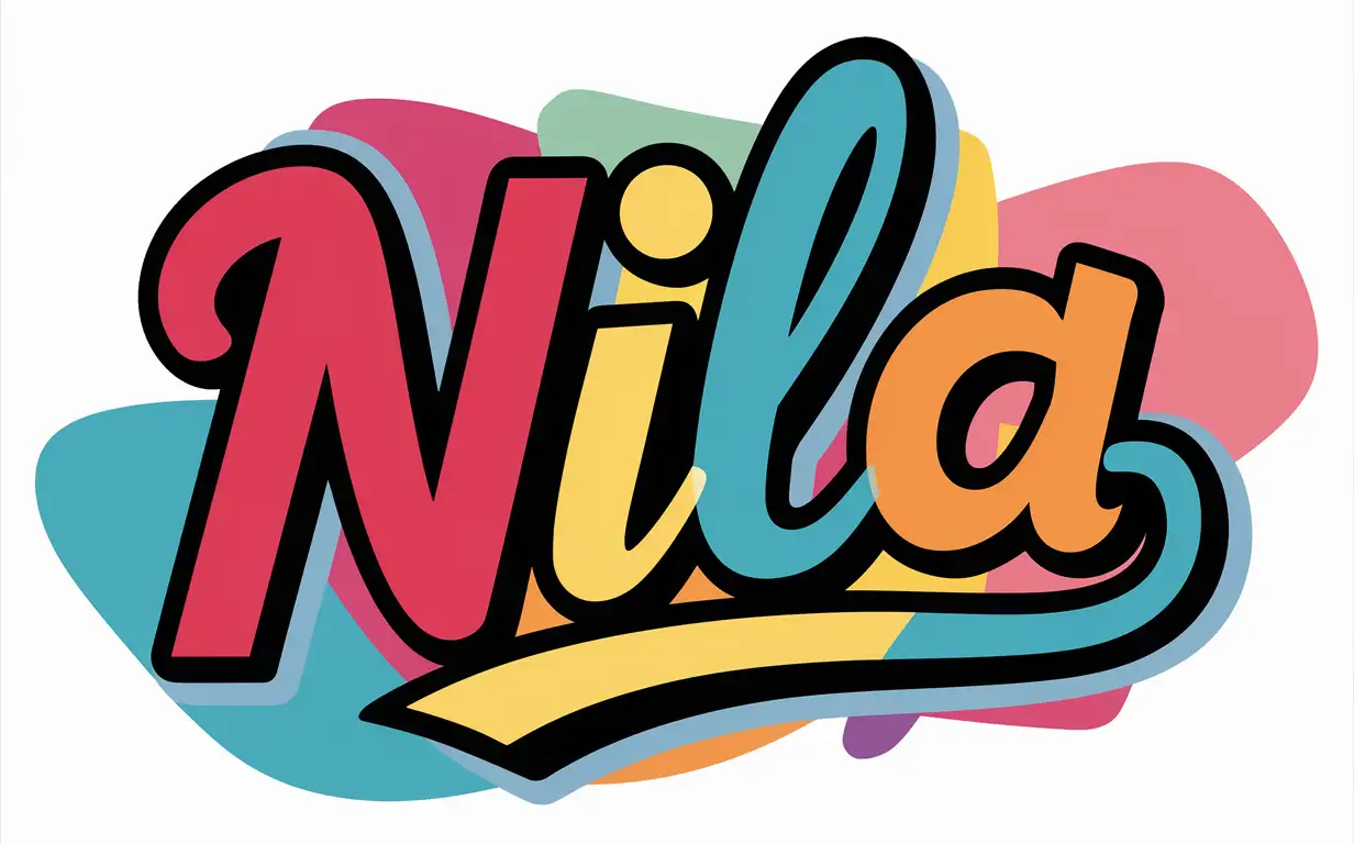 Create colourful logo with Nila
